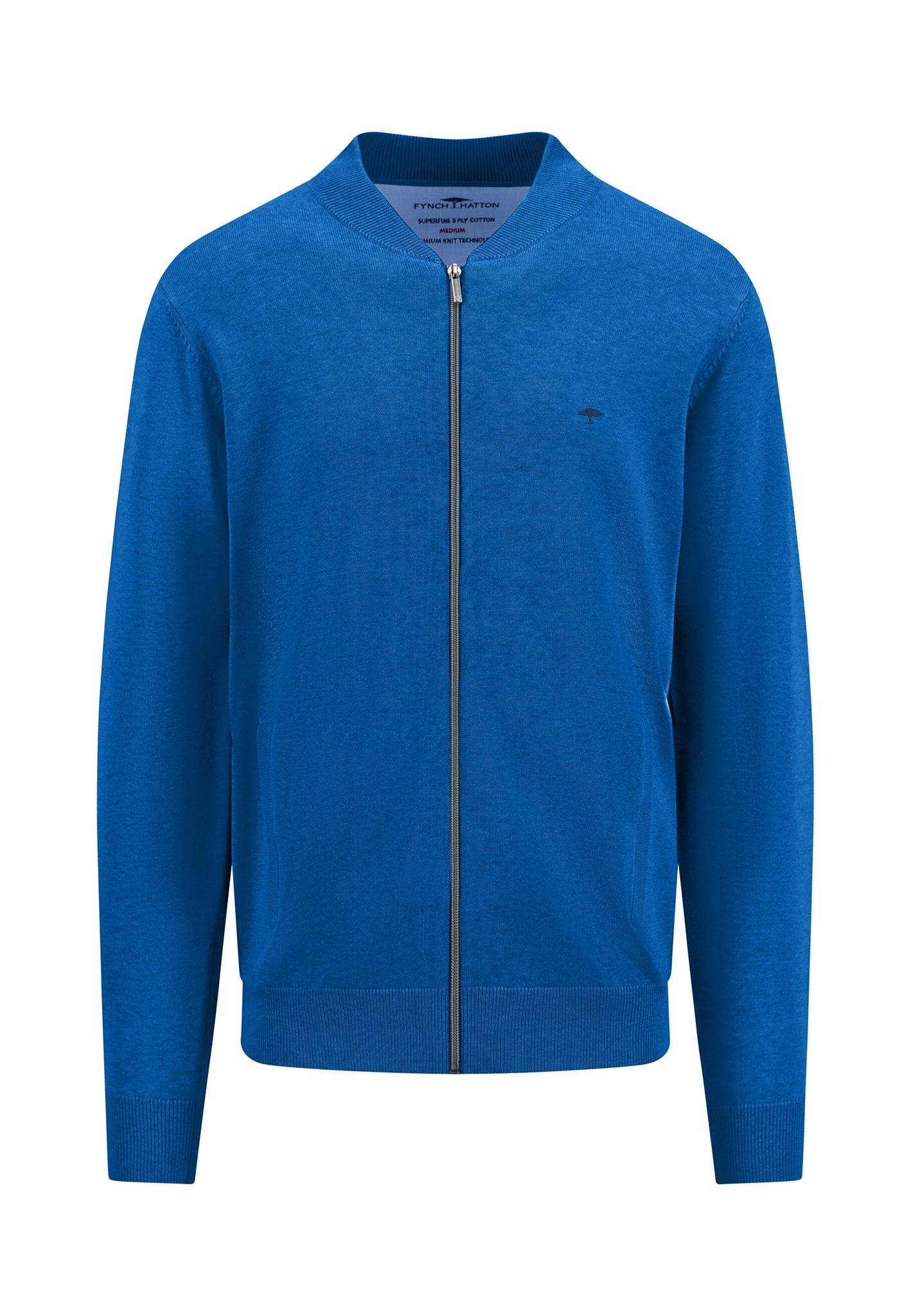 FYNCH-HATTON Strickjacke mit Logo Stickerei