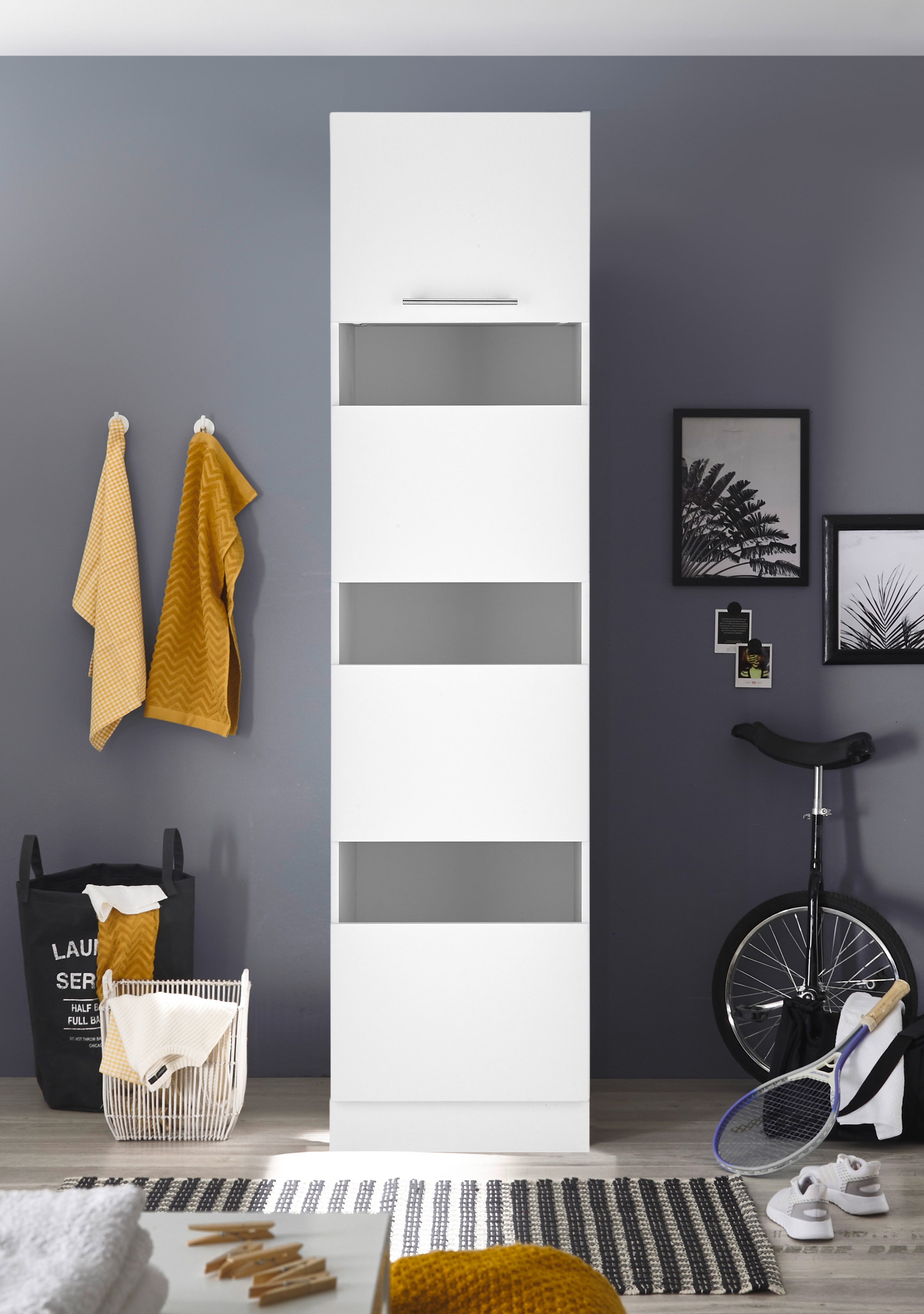 RESPEKTA Wäscheschrank »Clara«, (B x T x H) 50 x 67,6 x 200 cm