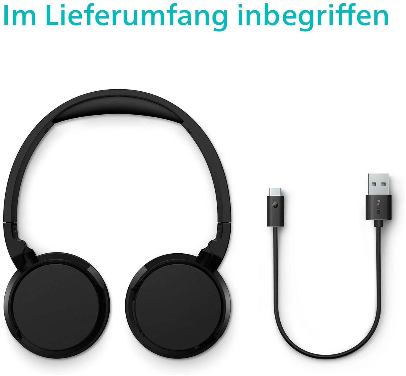 Philips On-Ear-Kopfhörer »TAH 4209«, Bluetooth-A2DP Bluetooth-AVRCP Bluetooth-HFP, Geräuschisolierung-Multi-Point-Verbindung-Sprachsteuerung-integrierte Steuerung für Anrufe und Musik