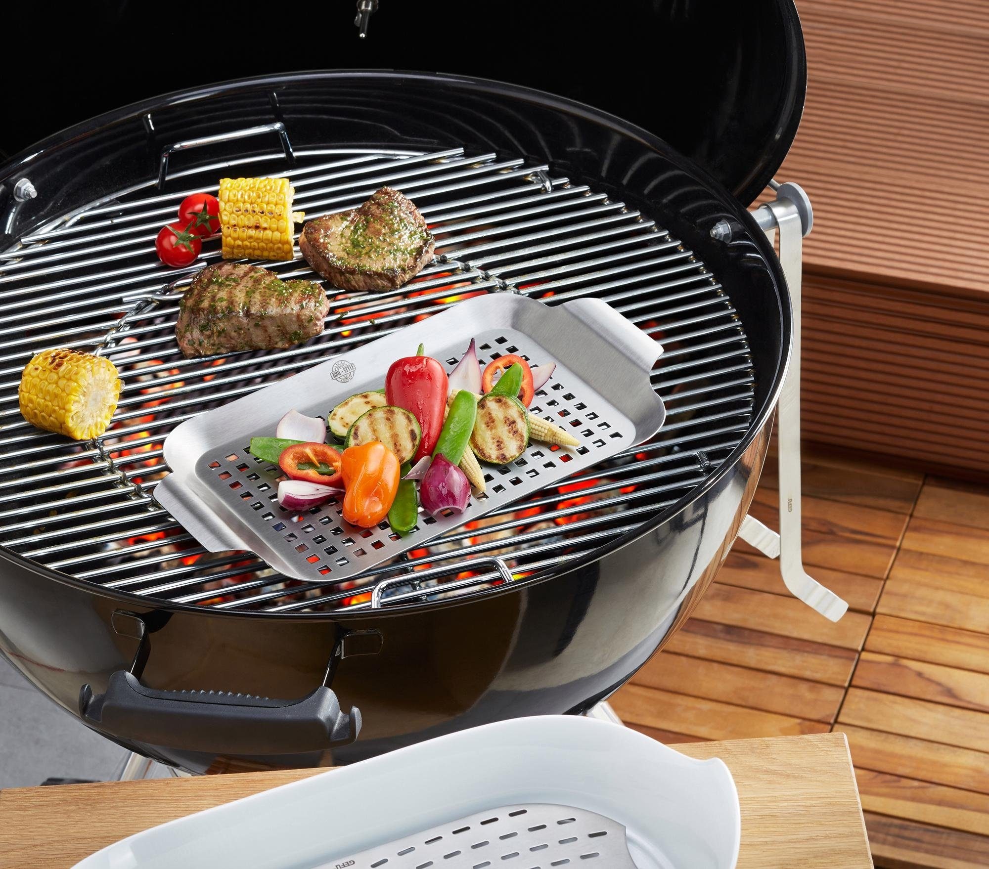 GEFU Grillpfanne "BBQ" Edelstahl 1 Stk. tlg.