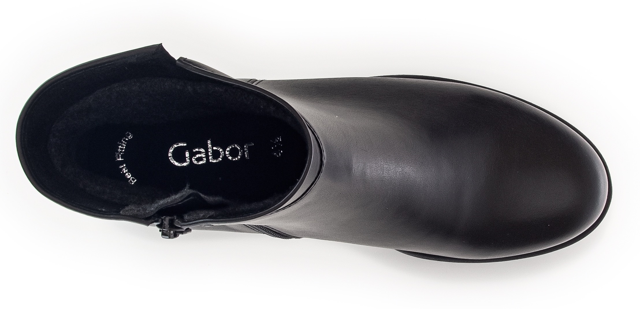 Gabor Stiefelette, Blockabsatz, Winterstiefel, Chunky-Boots mit Innenreissverschluss