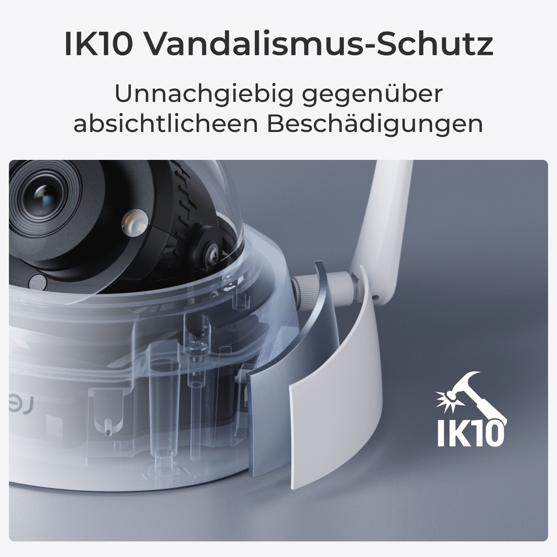 Reolink Überwachungskamera »W437 - 4K WiFi 6 Überwachungskamera Aussen mit 5X optischem Zoom«, Aussenbereich, Farbnachtsicht, IK10 Vandalismusgeschützt, 2-Wege-Audio, Wetterfest