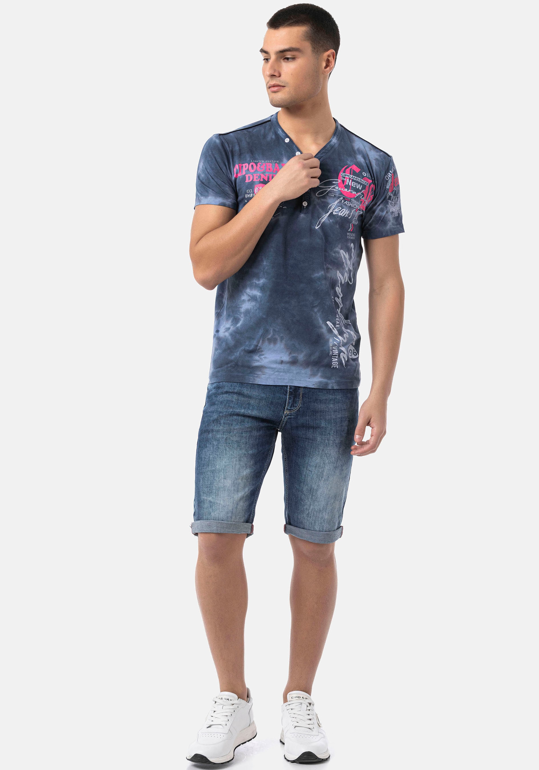 Cipo & Baxx Kurzarmshirt