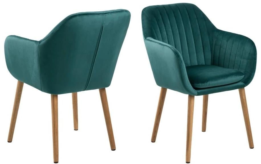 AC Design Stuhl »Emilia Petrol«