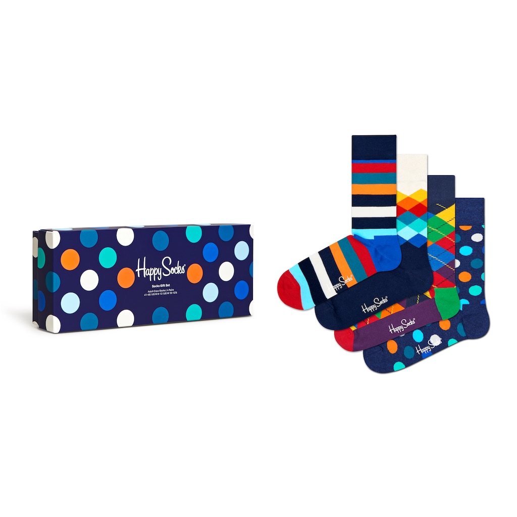 Happy Socks Socken »Multi-Color Socks Gift Set«, (Packung, 4 Paar)