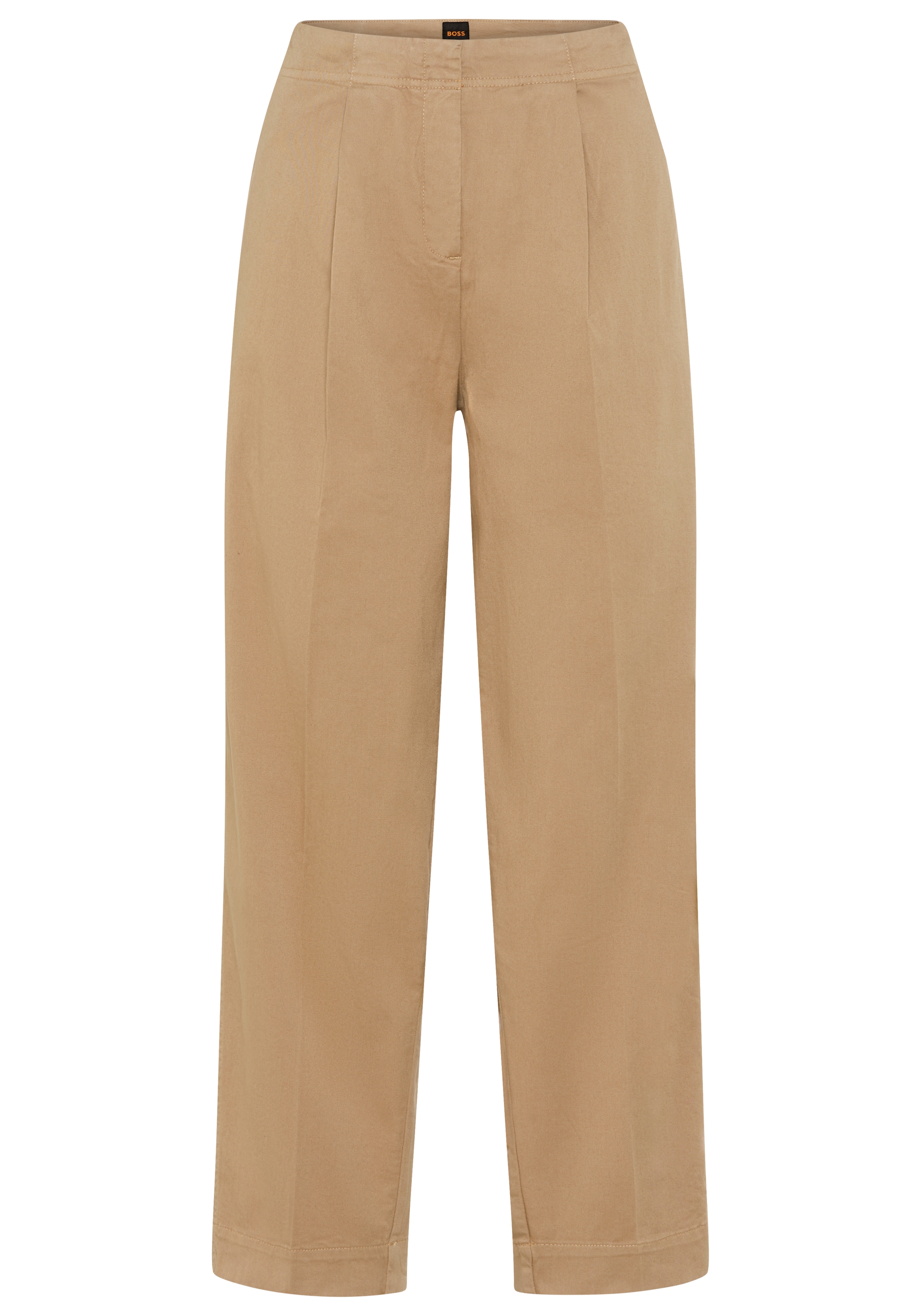 BOSS ORANGE Chinohose »Taquina Premium Damenmode« im Loose Barrel Fit