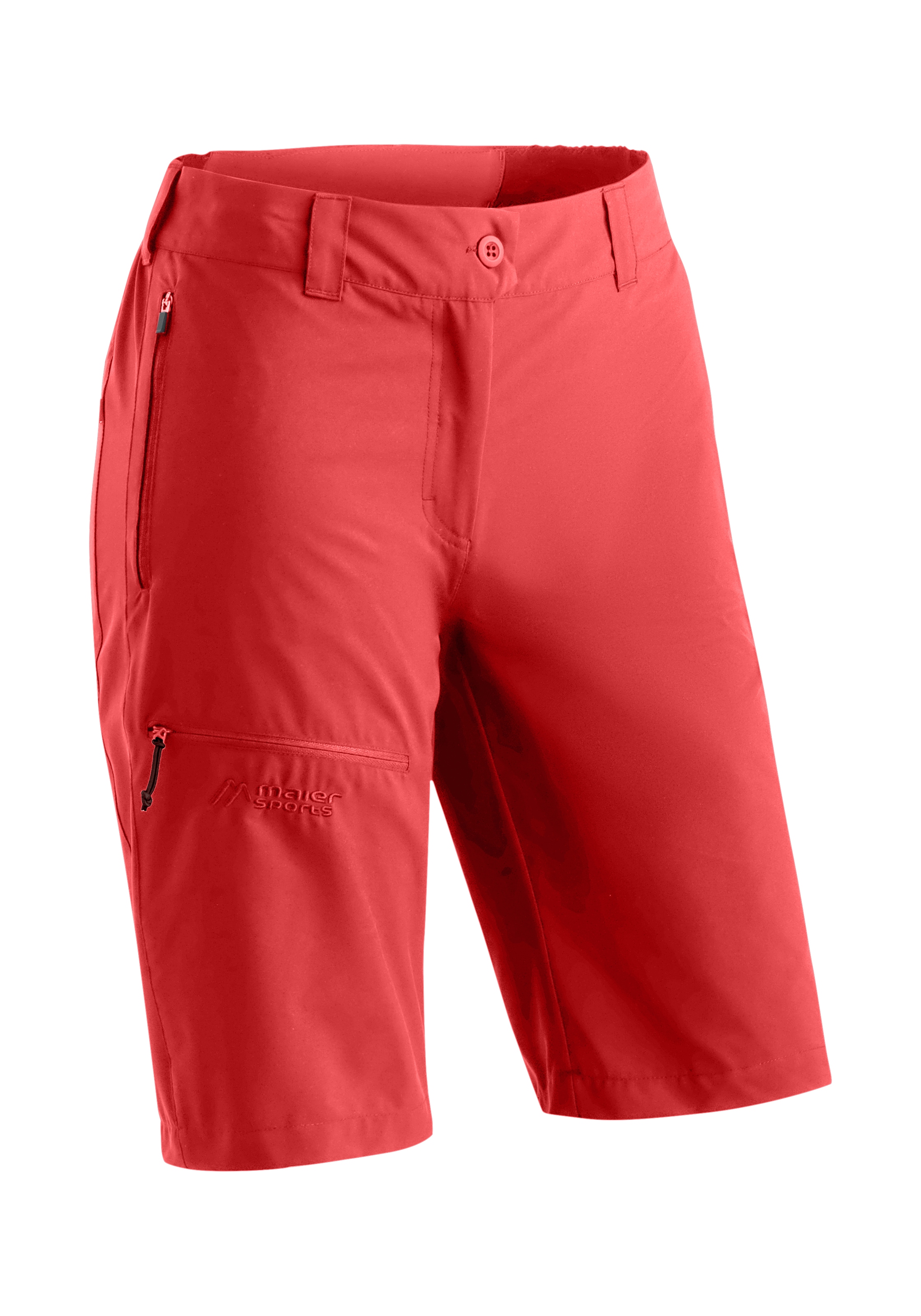 Maier Sports Outdoorhose »Lulaka Bermuda Loop«, Damen Shorts, kurze Wanderhose, Outdoor-Hose, 3 Taschen, Regular Fit