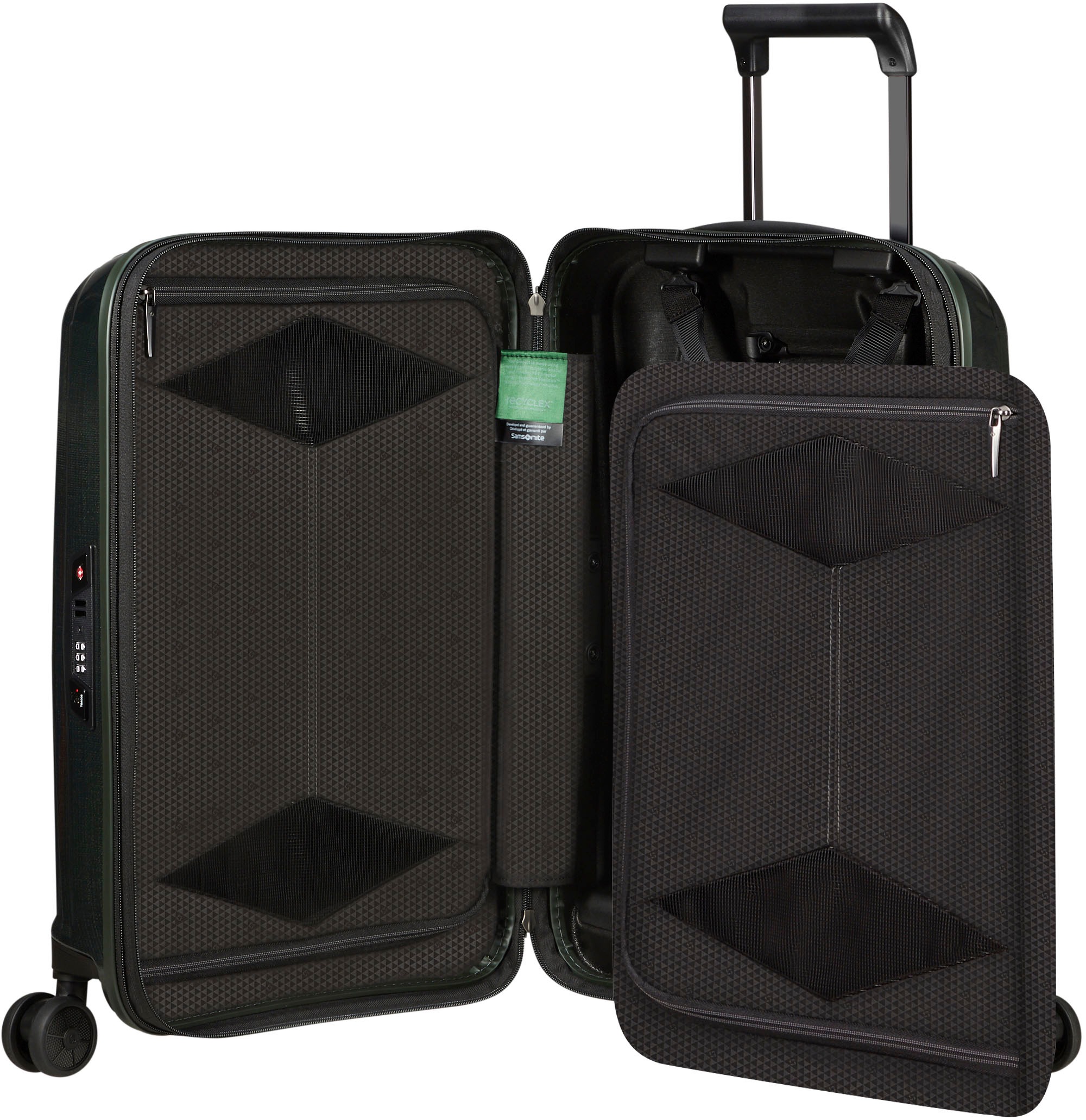 Samsonite Hartschalen-Trolley »MAJOR-LITE, verschiedene Grössen und Farben«, 4 Rollen, Reisekoffer Volumenerweiterung bei S Reisegepäck Made in Europe