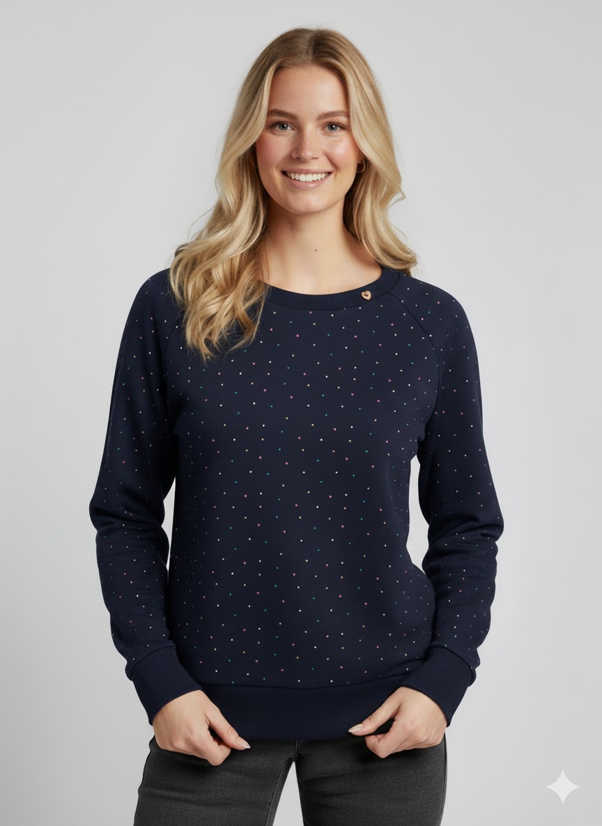 Ragwear Sweatshirt »JOHANKA MULTIDOTS O«