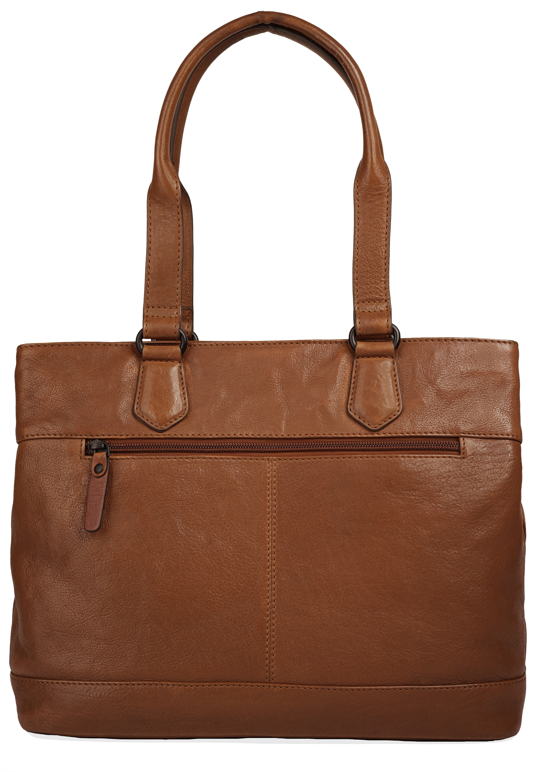 X-Zone Laptoptasche »RFID«, echt Leder