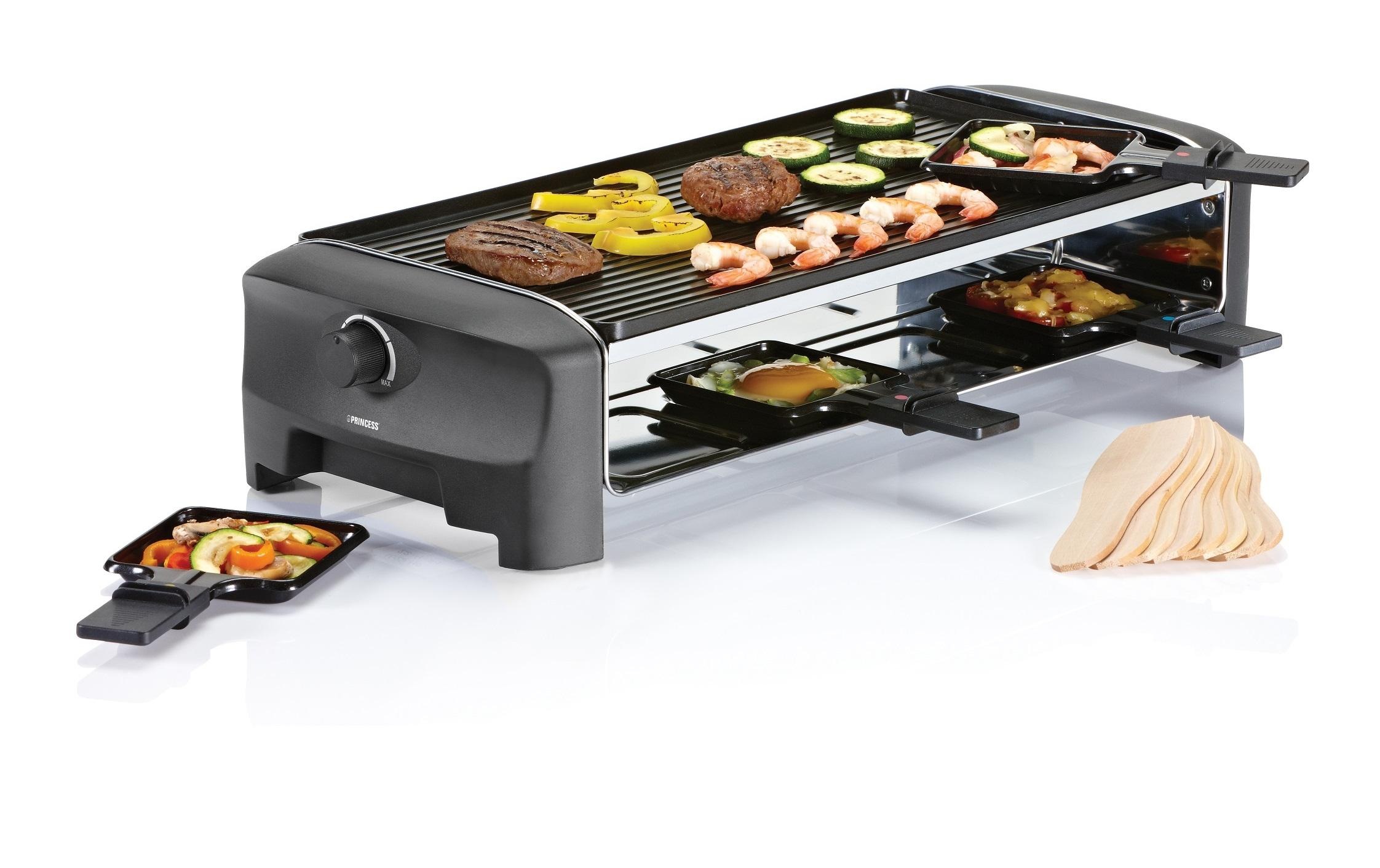 PRINCESS Raclette »8er Grill und Teppanyaki«, 1400 W