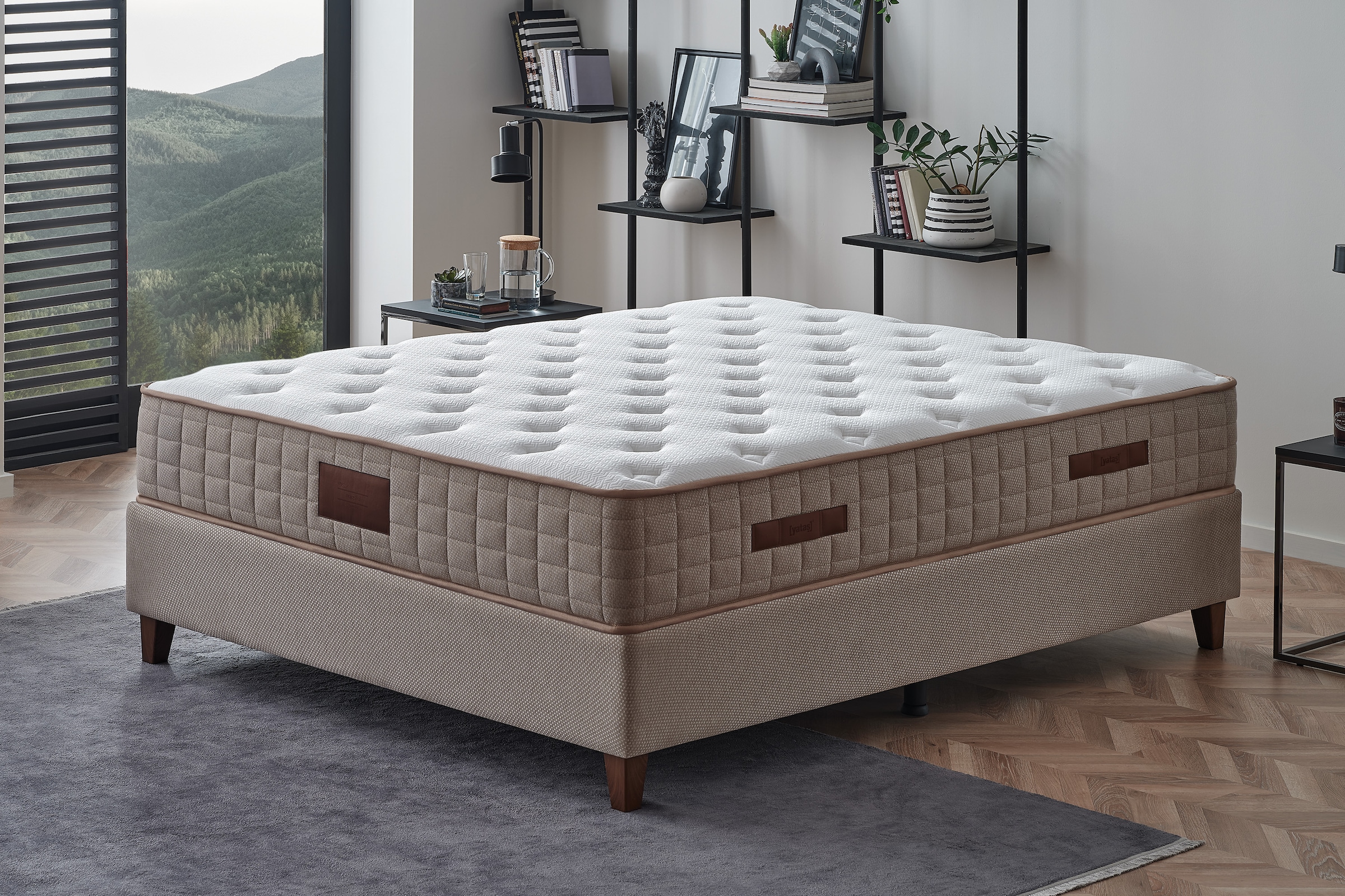 Yatas Bedding Taschenfederkernmatratze »Majestät Premium«, 30 cm hoch, 416 Federn, (1 St.), Matratze in 90x200 cm, 140x200 cm und weiteren Grössen