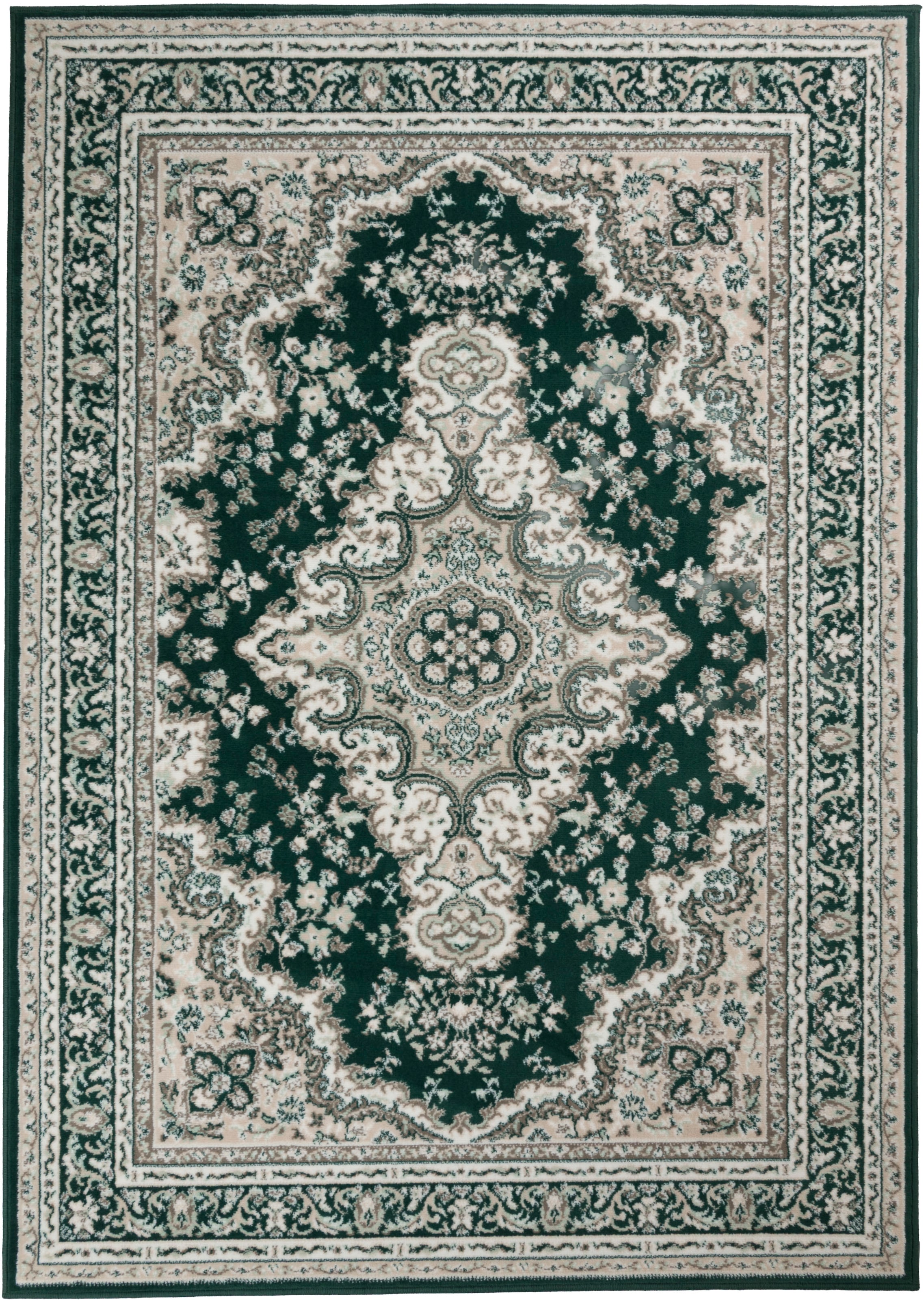 OTTO home Teppich "Oriental, Made in Belgium" rechteckig 7 mm Höhe Orient-Optik, mit Bordüre, Teppich, Kurzflor, Weich, Kundenliebling
