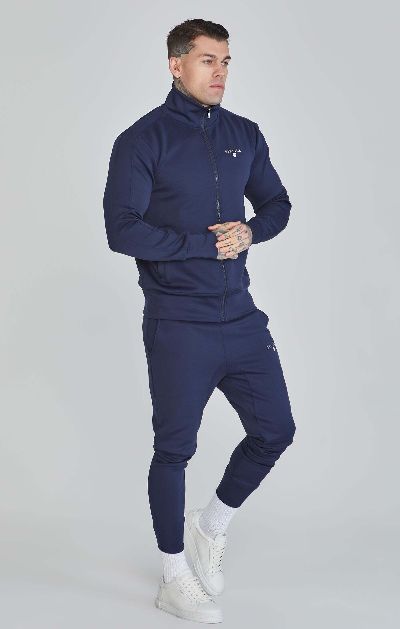 Siksilk Sweatjacke »Siksilk Sweatjacken Essentials Poly Track Top«