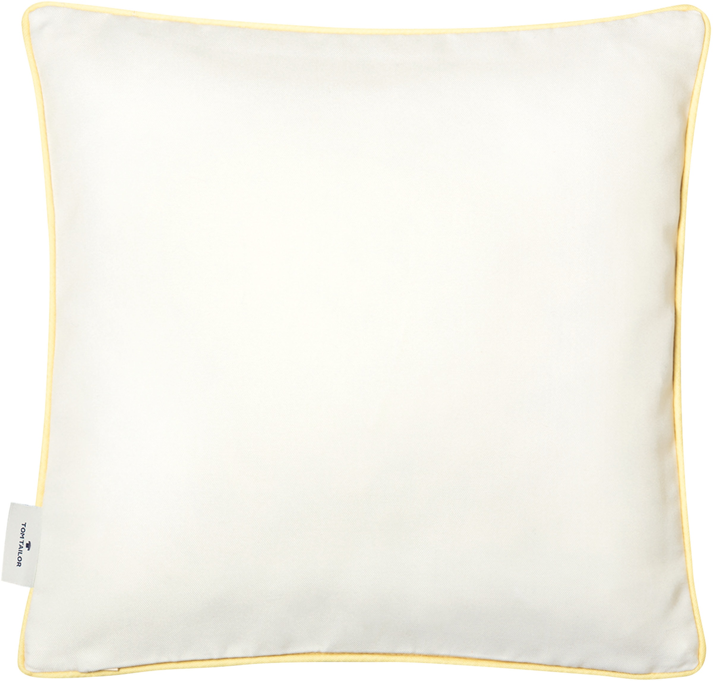 TOM TAILOR HOME Dekokissen »Dove Signature«, mit Paspel, Kissenhülle ohne Füllung, 1 Stück