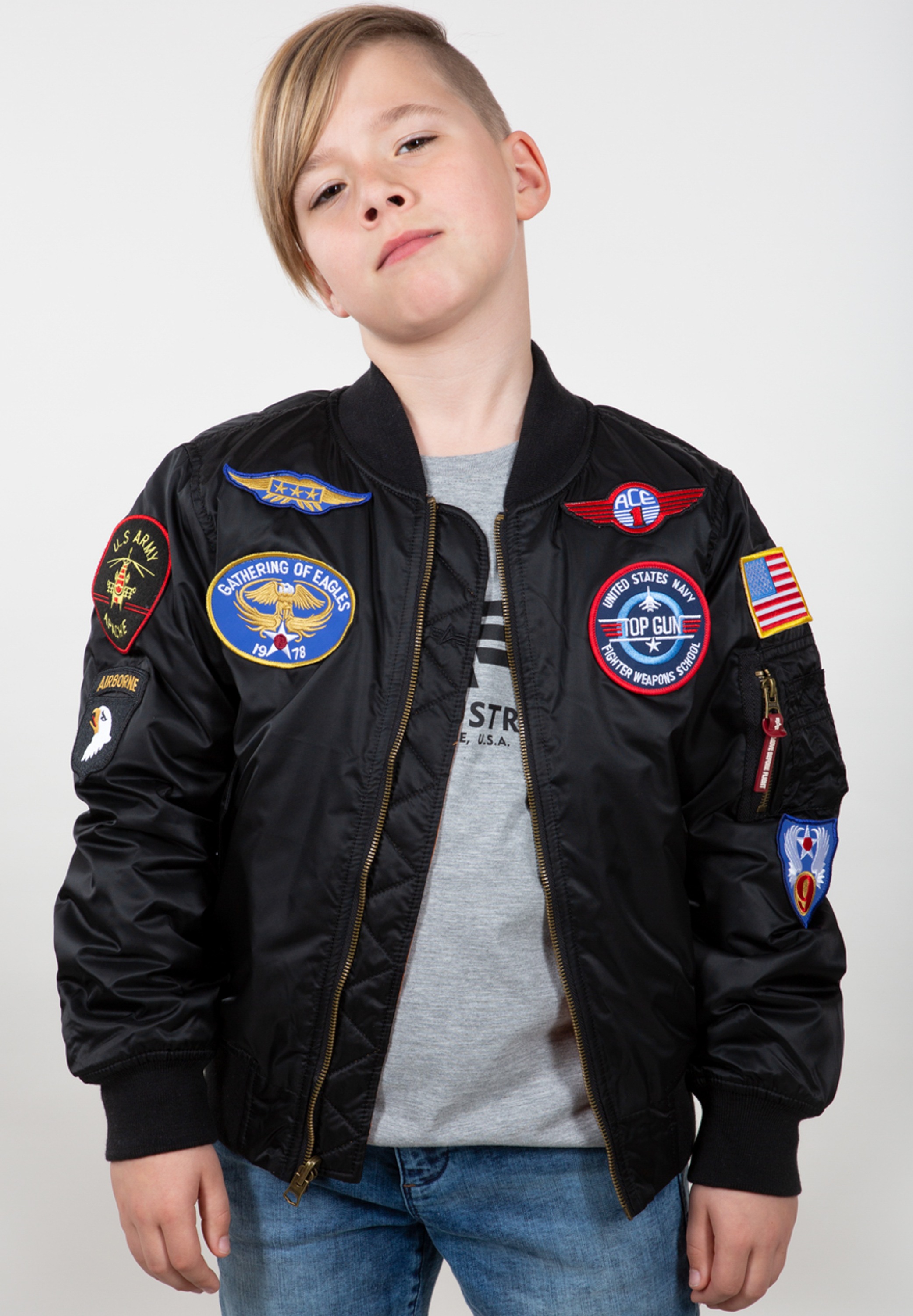 Alpha Industries Bomberjacke »Alpha Industries Kids - Bomber Jackets MA-1 Patch Kids«