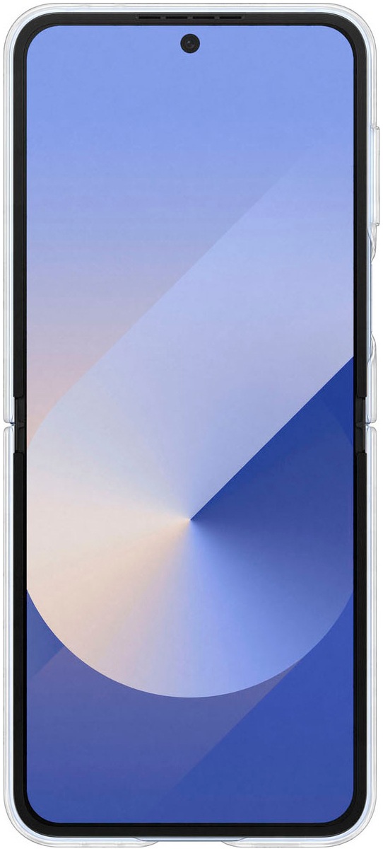 Samsung Backcover »Clear Case with Ring für Galaxy Flip6«, Backcover, Schutzhülle, Handyschutzhülle, Case, Schutzcase, stossfest