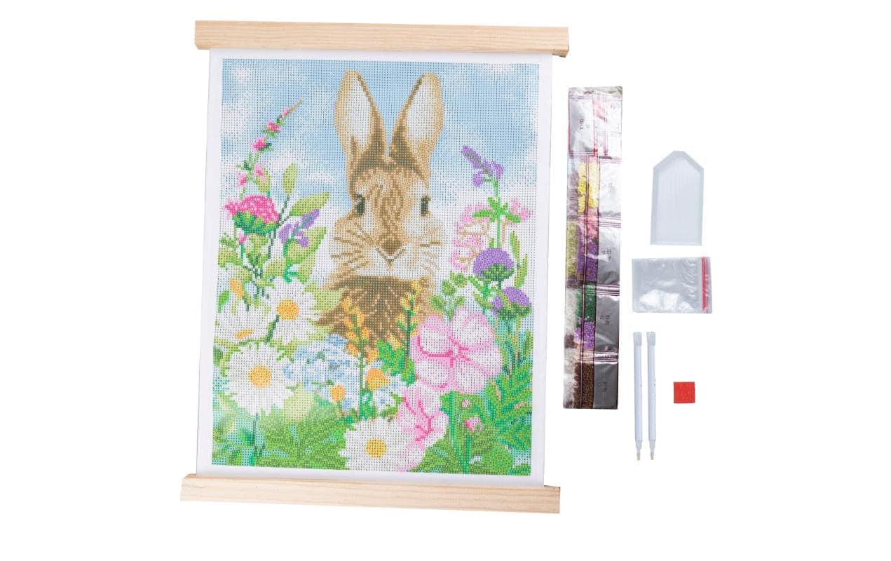 Kreativset »CRAFT Buddy Crystal Art Scroll Spring Awakening 35 x 45 cm«, (7 tlg.)
