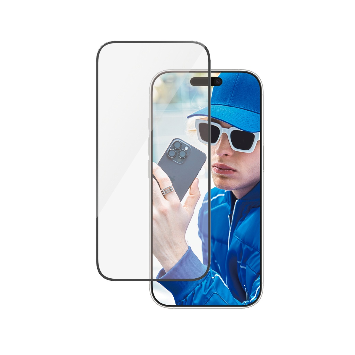 PanzerGlass Displayschutzglas »Ultra-Wide Fit Screen Protection«, für Apple iPhone 16 Pro, Displayschutzfolie, Schutzfolie, Bildschirmschutz, kratz- & stossfest