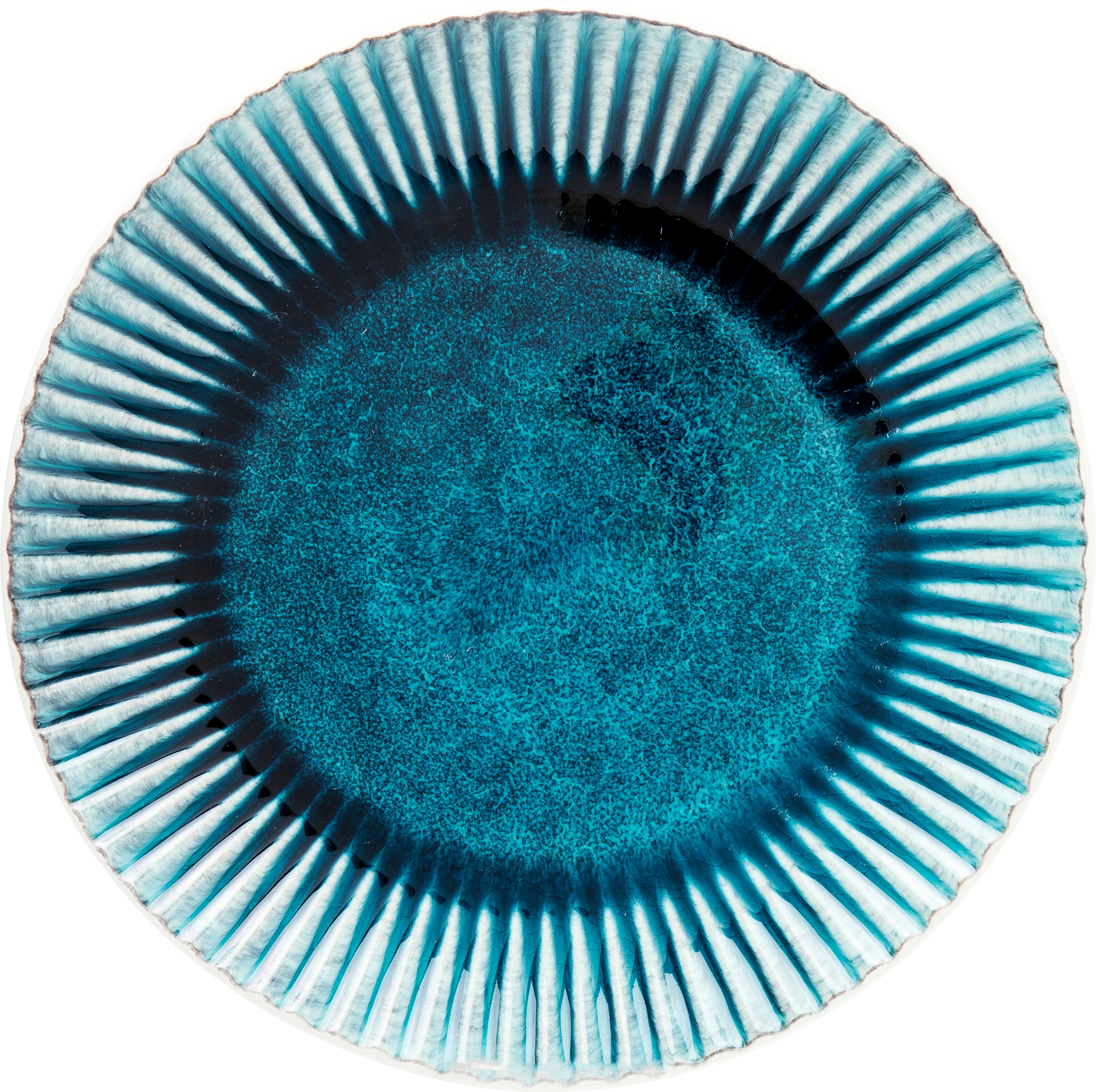 Kare Design Teller "Azur" verschiedene Grössen, aus Steingut