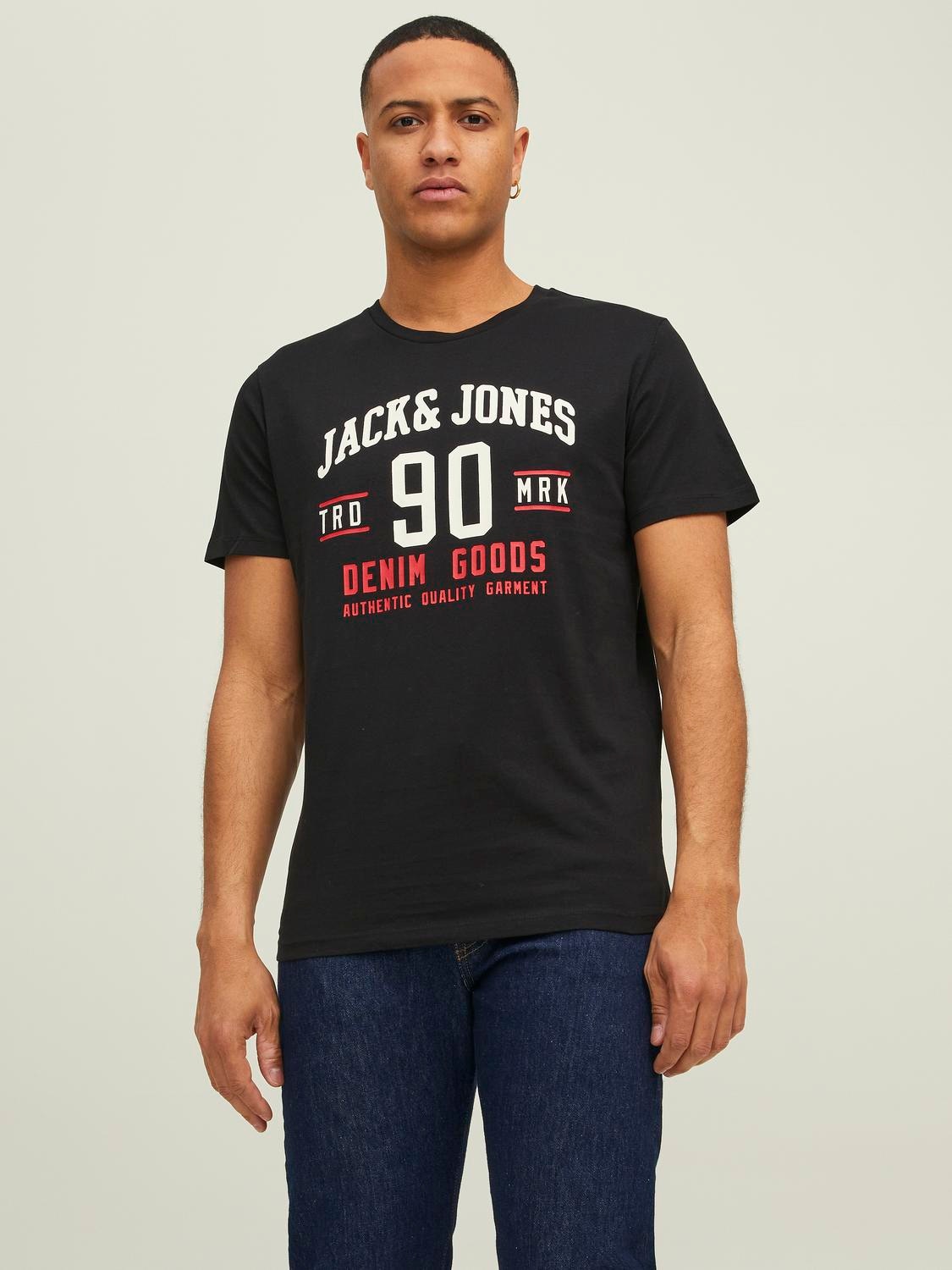 Jack & Jones Rundhalsshirt »JJETHAN TEE SS CREW NECK 3PK MP NOOS«, (Packung, 3 tlg., 3er-Pack)
