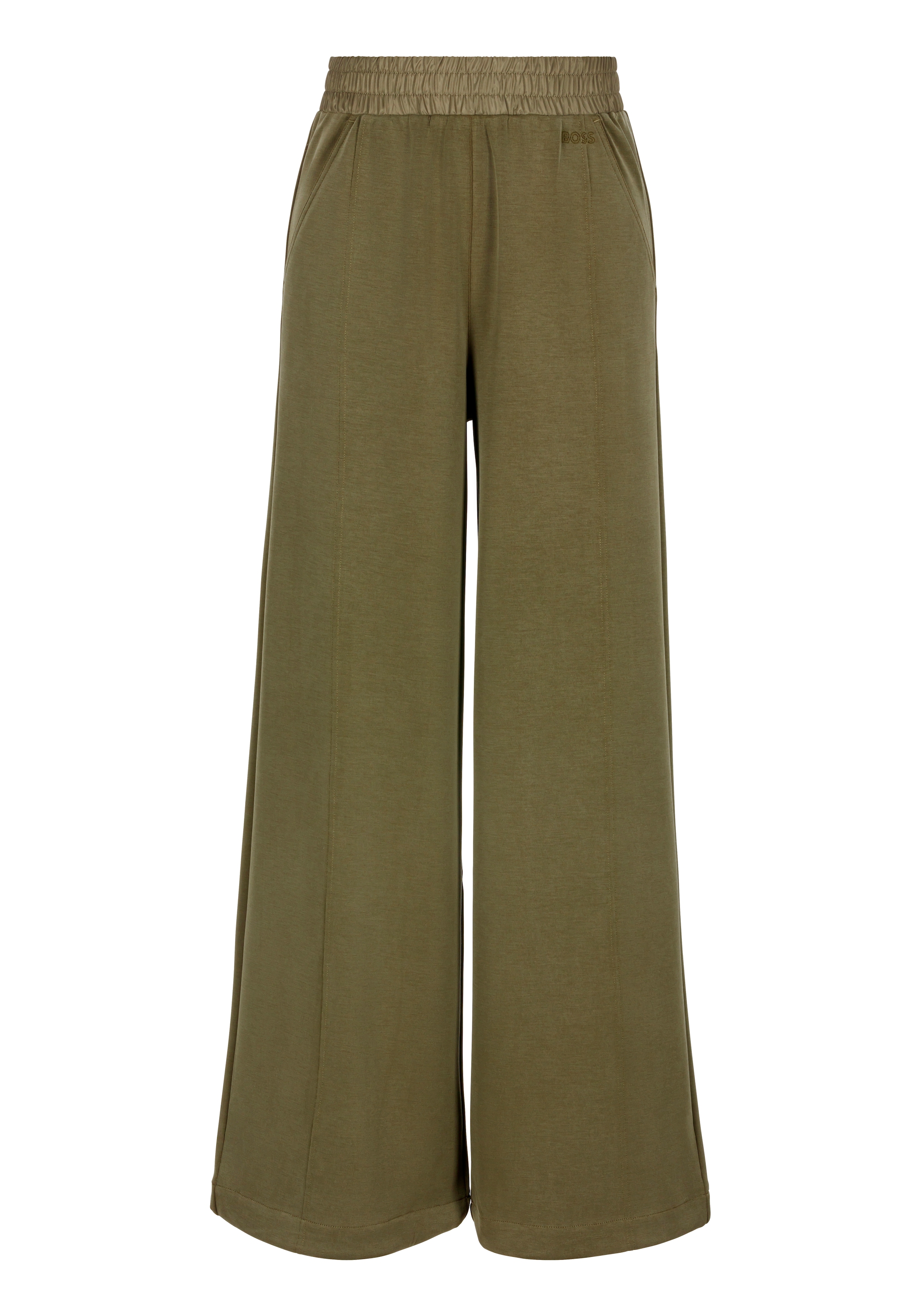 BOSS ORANGE Stoffhose »Ecara Premium Damenmode«, Wide Leg