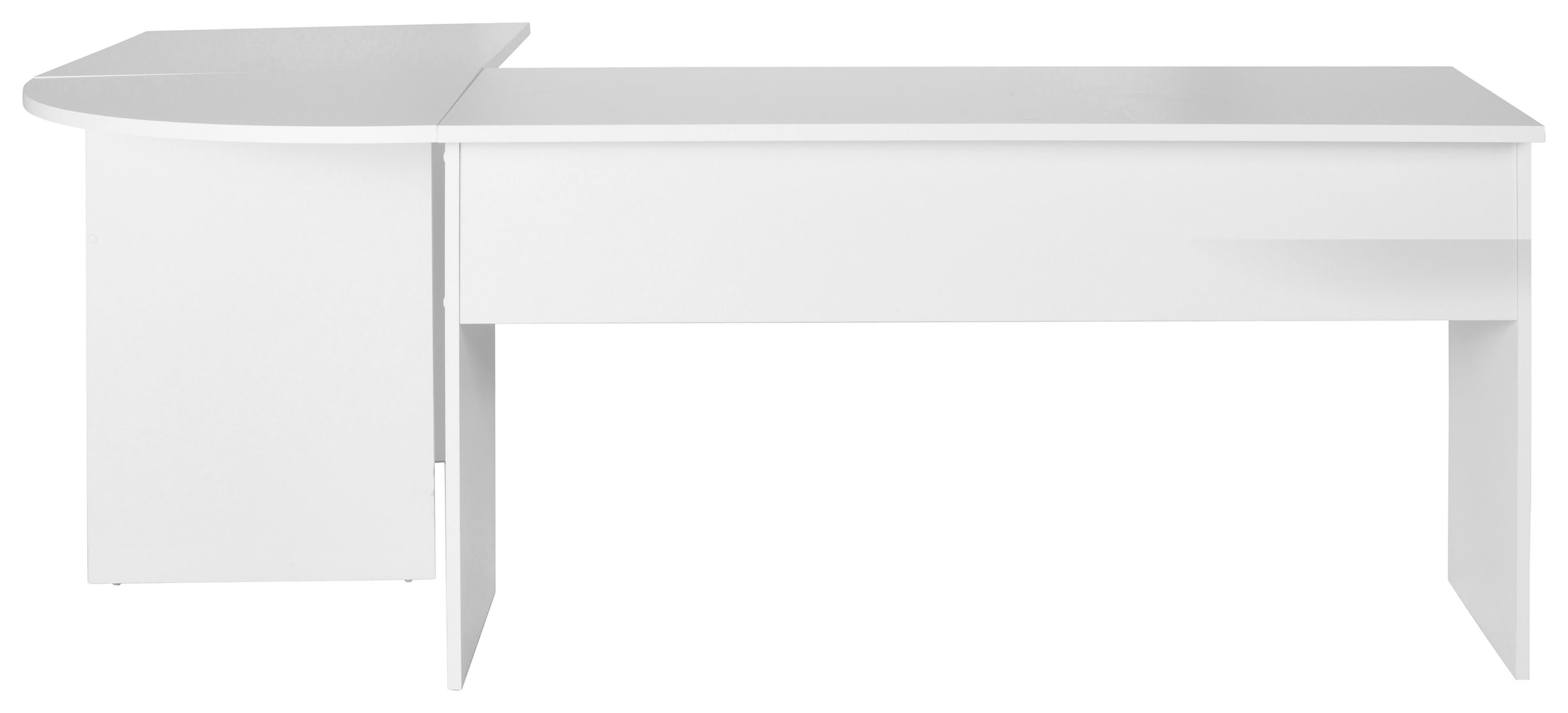 FMD Eckschreibtisch, Winkel-Schreibtisch, beidseitig montierbar, Masse 205/155x75,4x65,0 cm