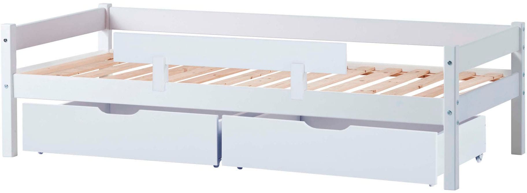 Home affaire Jugendbett "ECO One" Kinderbett mit Rausfallschutz, mit 2 Schubkästen