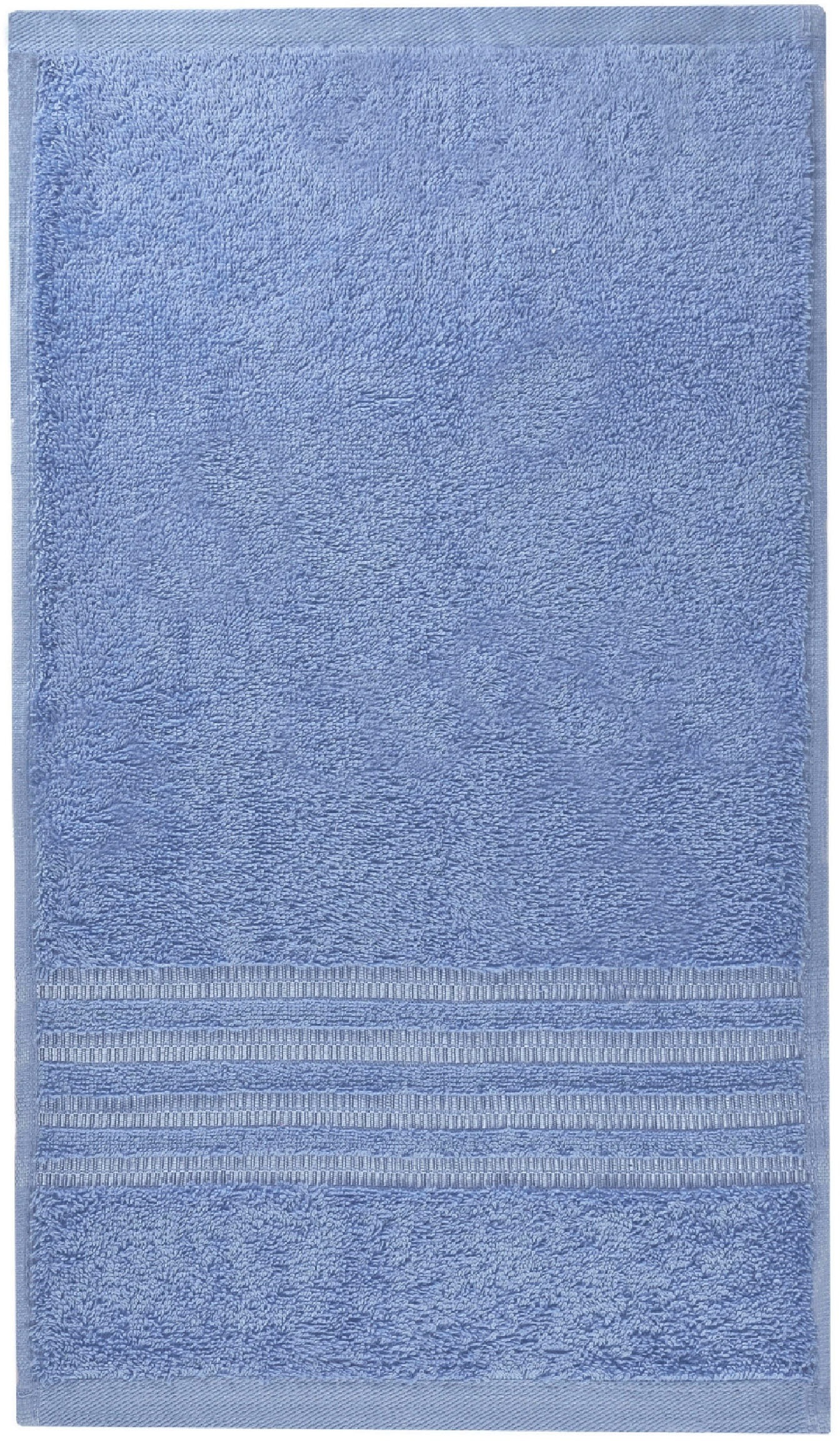 Schiesser Gästehandtücher »Milano aus 100% Baumwolle mit eleganter Bordüre in Hoch-Tief-Optik«, (Set, 5 St., 5er Set Gästehandtücher 30 x 50 cm), Made in Green