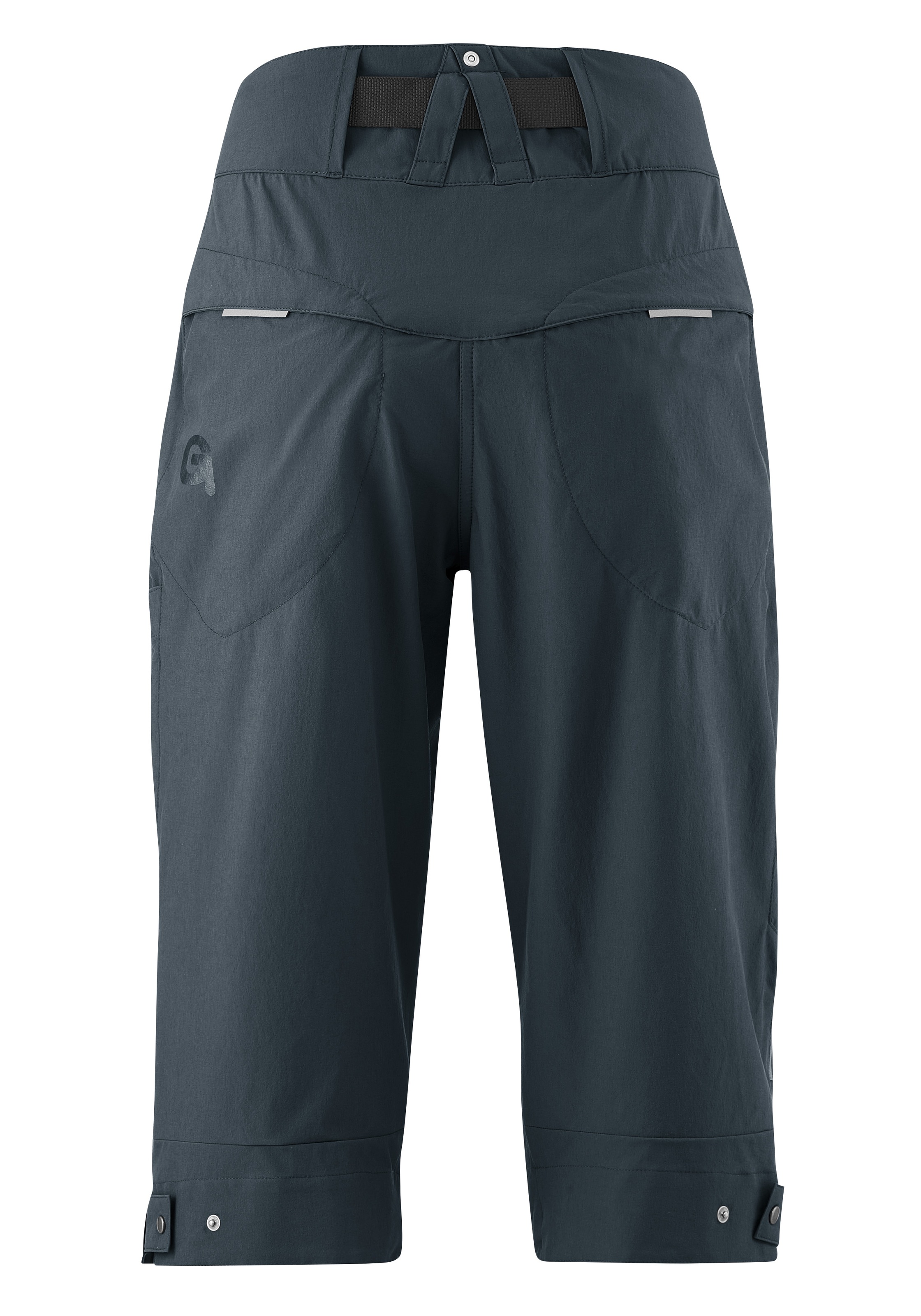 Gonso Fahrradhose »Ruth 3/4«, Damen 3/4 Radhose, Innenhose mit Sitzpolster, Bund inkl. Gürtel