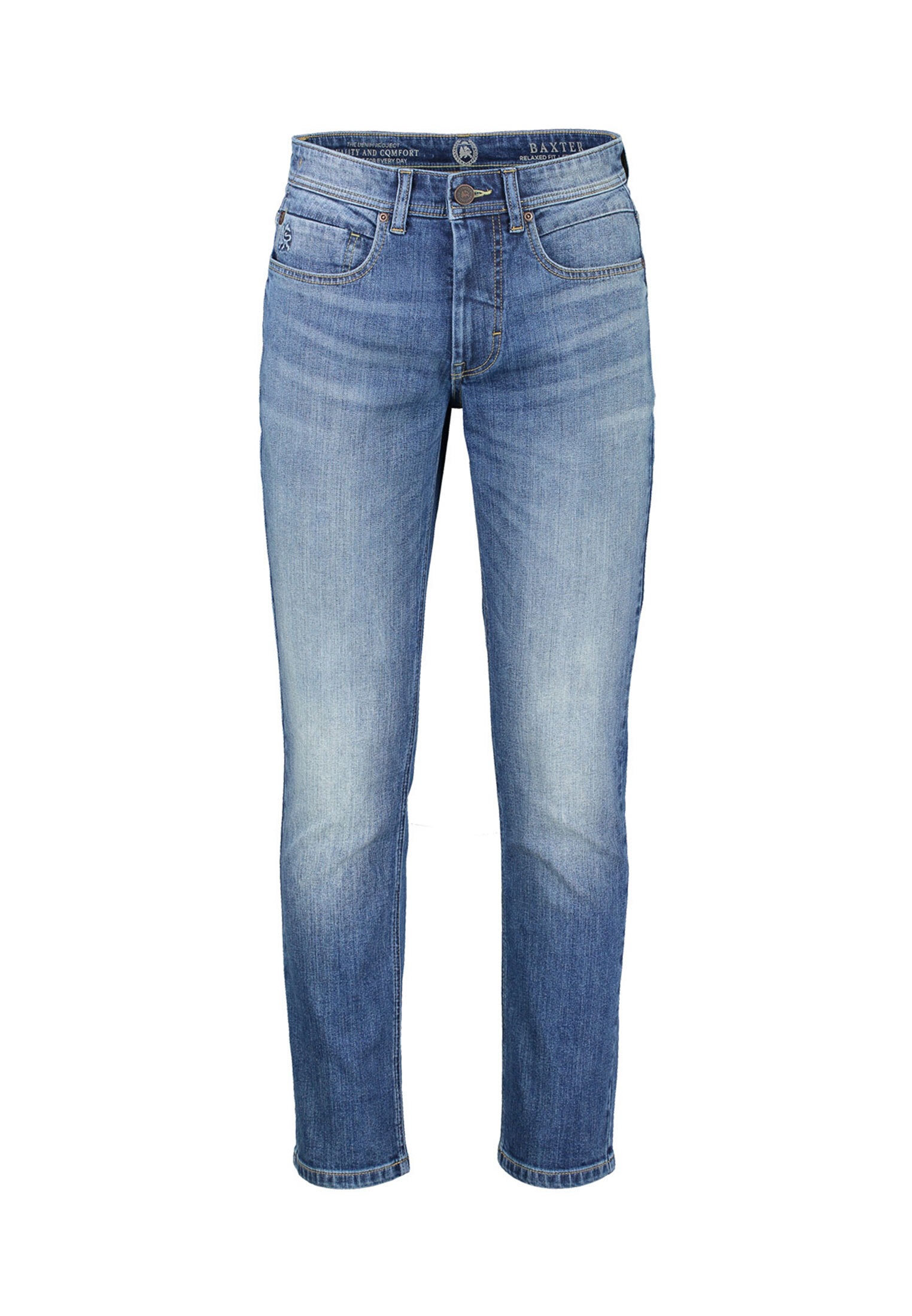 LERROS Relax-fit-Jeans »LERROS BAXTER 5-Pocket-Denim im Used-Look, RELAXED FIT«