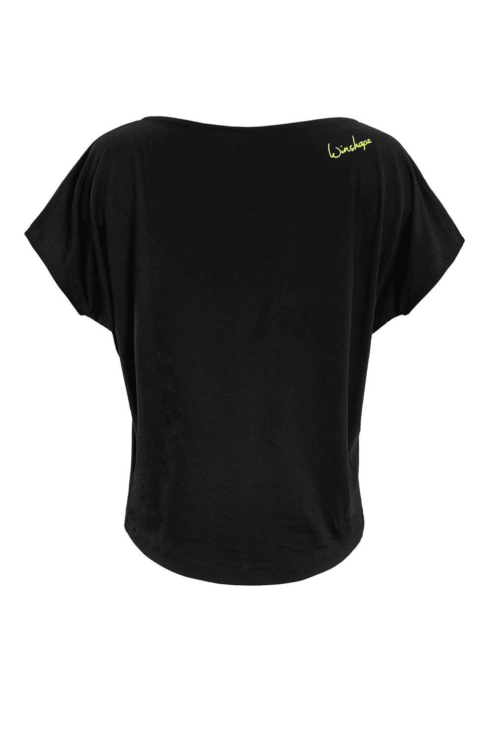 Winshape Oversize-Shirt »MCT002 ultra leicht«, mit Neon gelbem Glitzer-Aufdruck