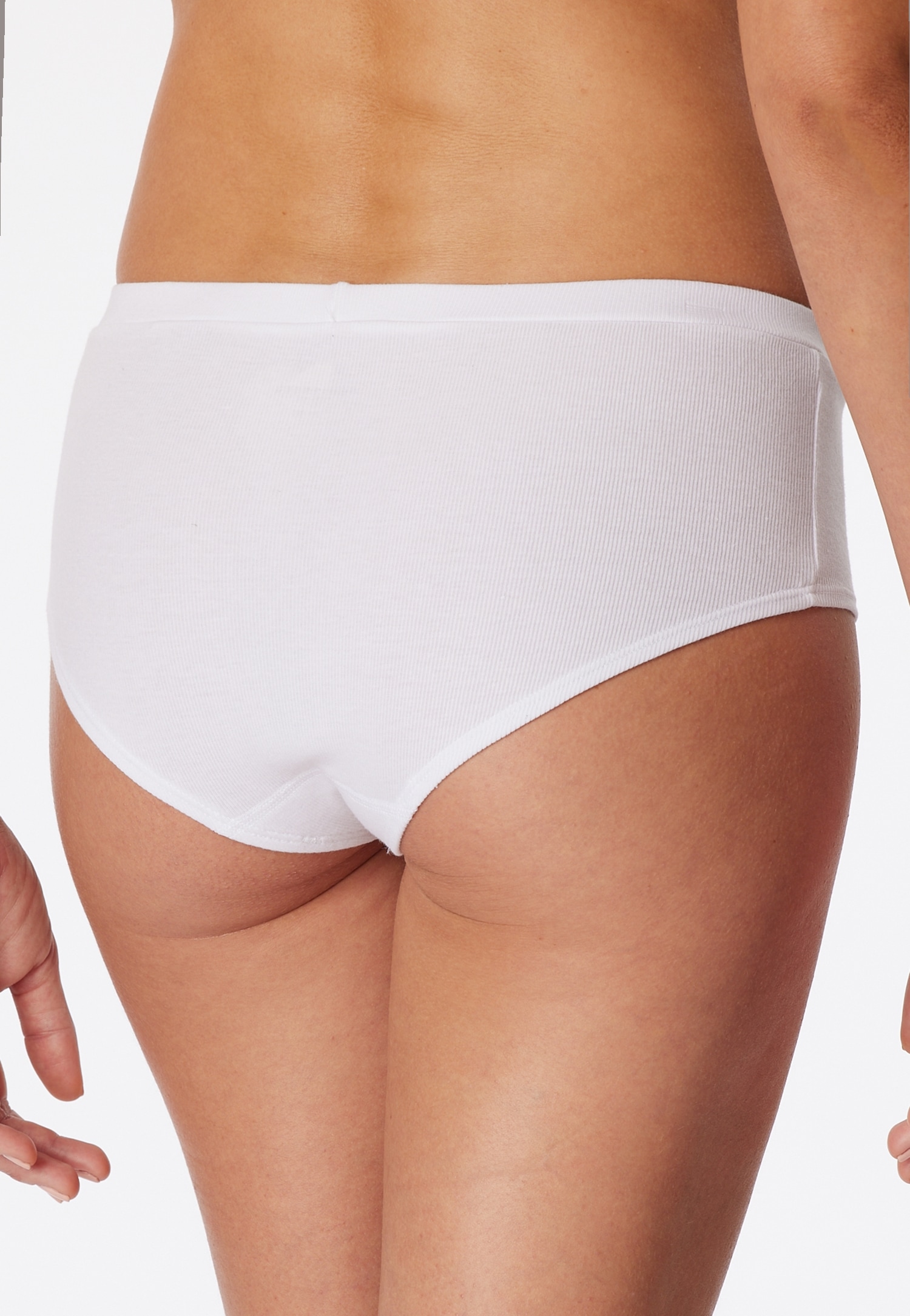 Schiesser Panty »Pure Rib«, moderne Schnittform, Doppelripp-Qualität, Weiches Bein- und Bundgummi