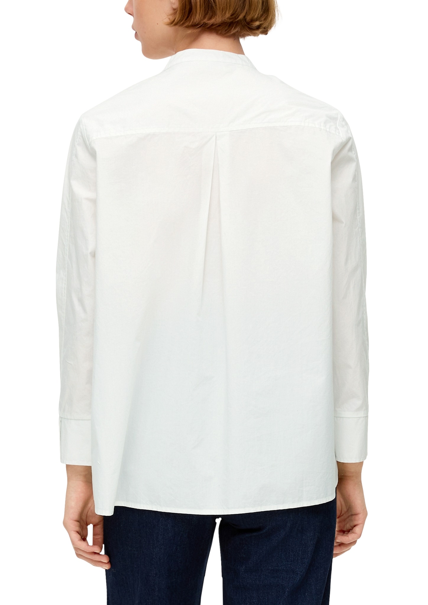 s.Oliver Klassische Bluse, mit Falte der online bestellen auf Rückseite | Jelmoli-Versand