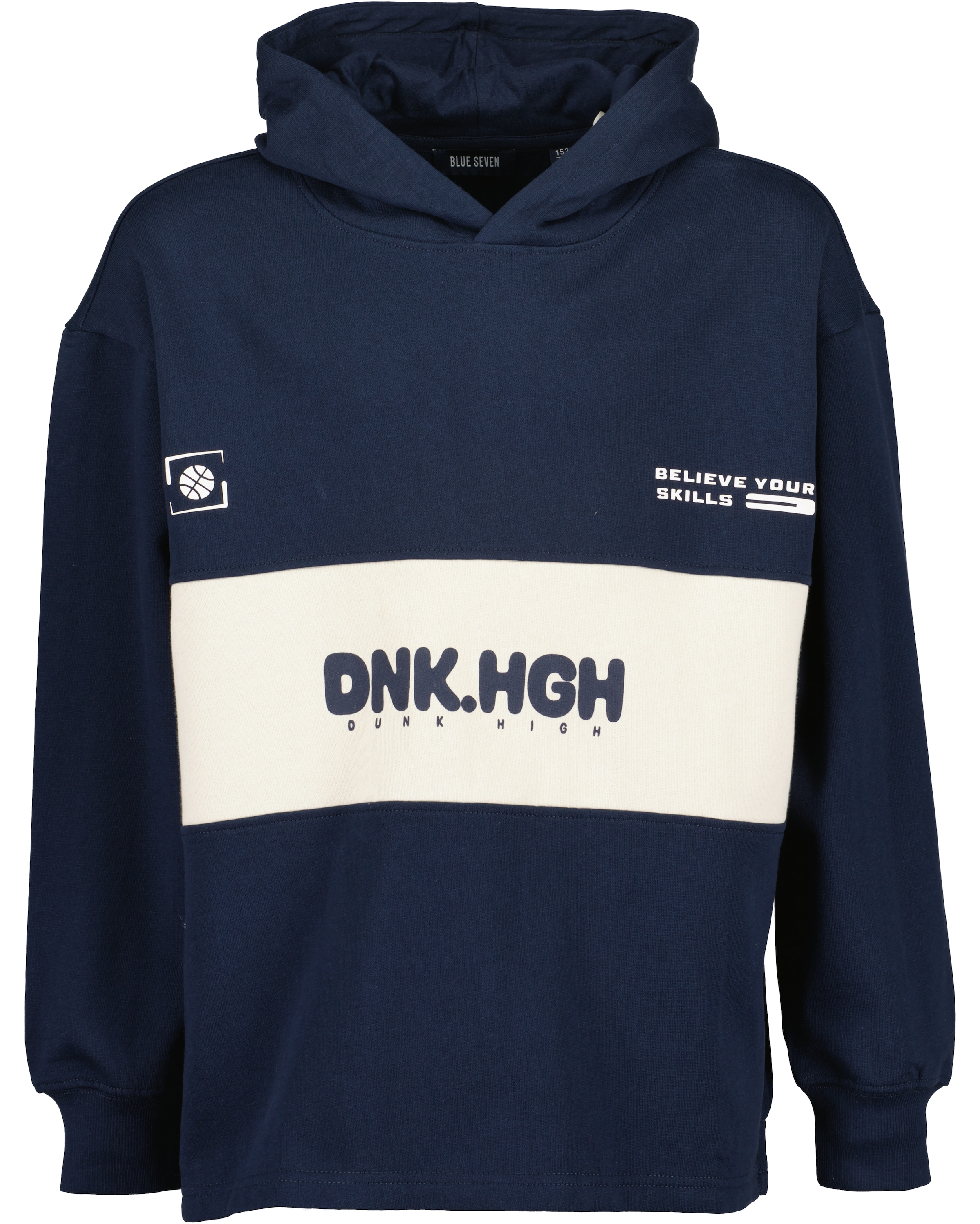 Blue Seven Kapuzensweatshirt, mit grossem, markantem Frontmotiv