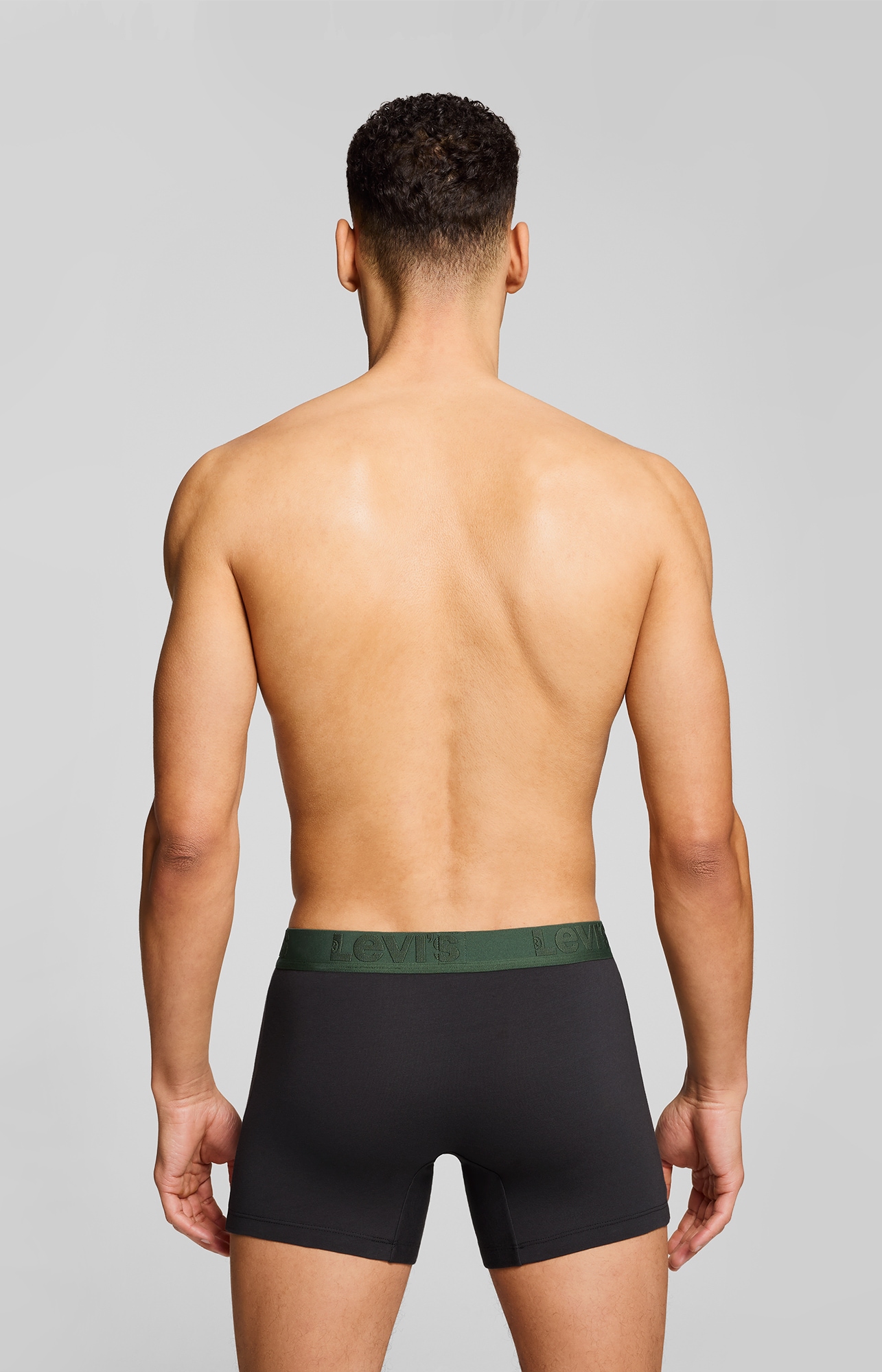 Levi's® Boxershorts »LEVIS MEN PREMIUM BOXER BRIEF 3P«, (3er Pack), mit breitem Logobund