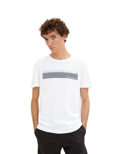 TOM TAILOR Denim T-Shirt Packung, 3 Stk. in verschiedenen Farben