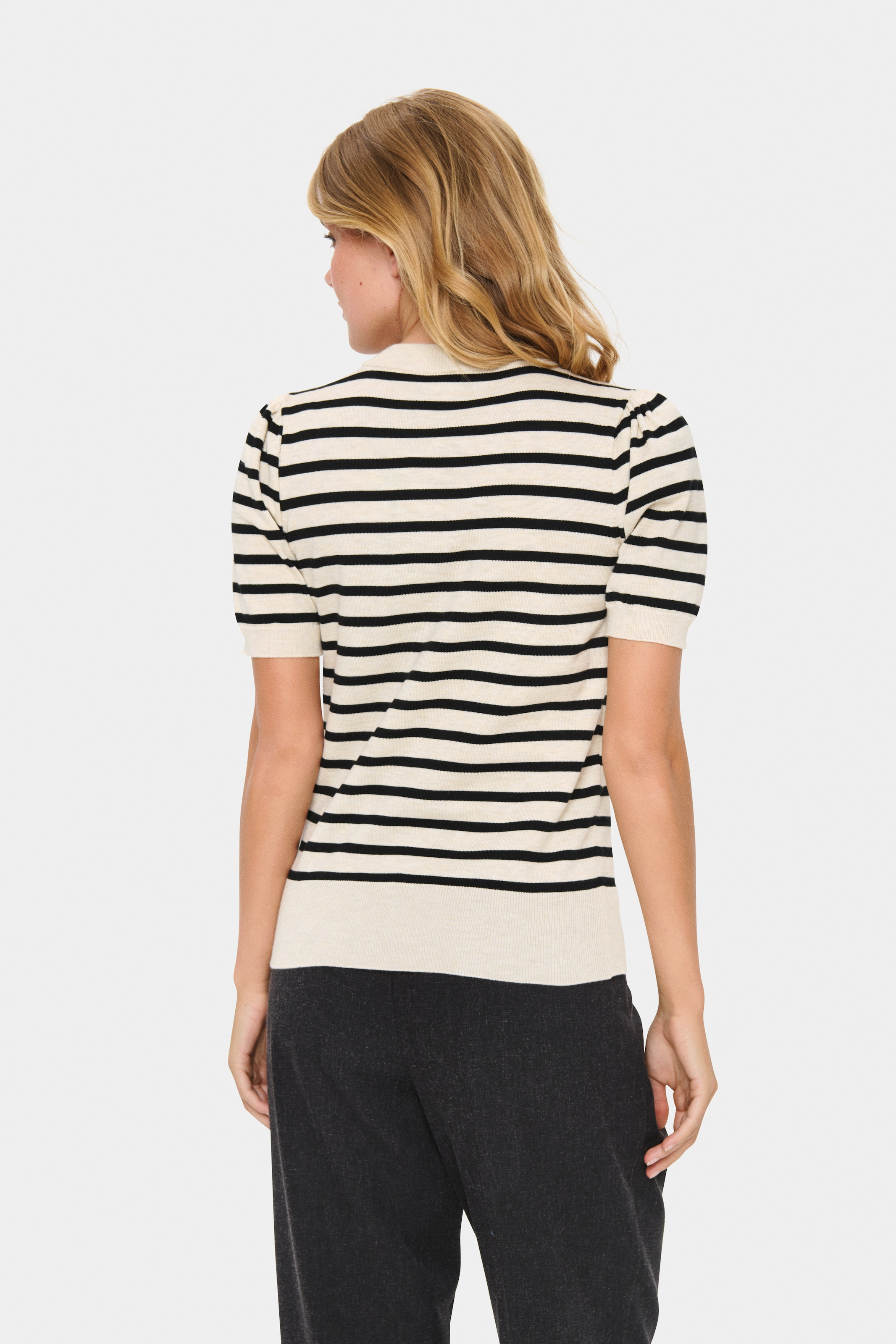 Saint Tropez Kurzarmpullover »MilaSZ SS Striped«