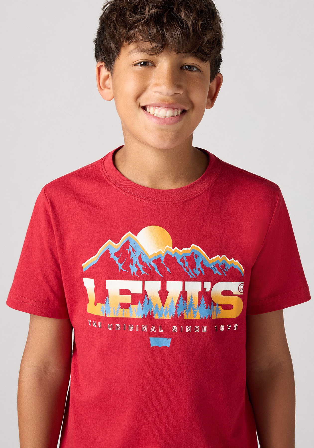 Levi's® Kids Print-Shirt »LVB MAJESTIC MOUNTAINS TEE«, for BOYS aus reiner Baumwolle