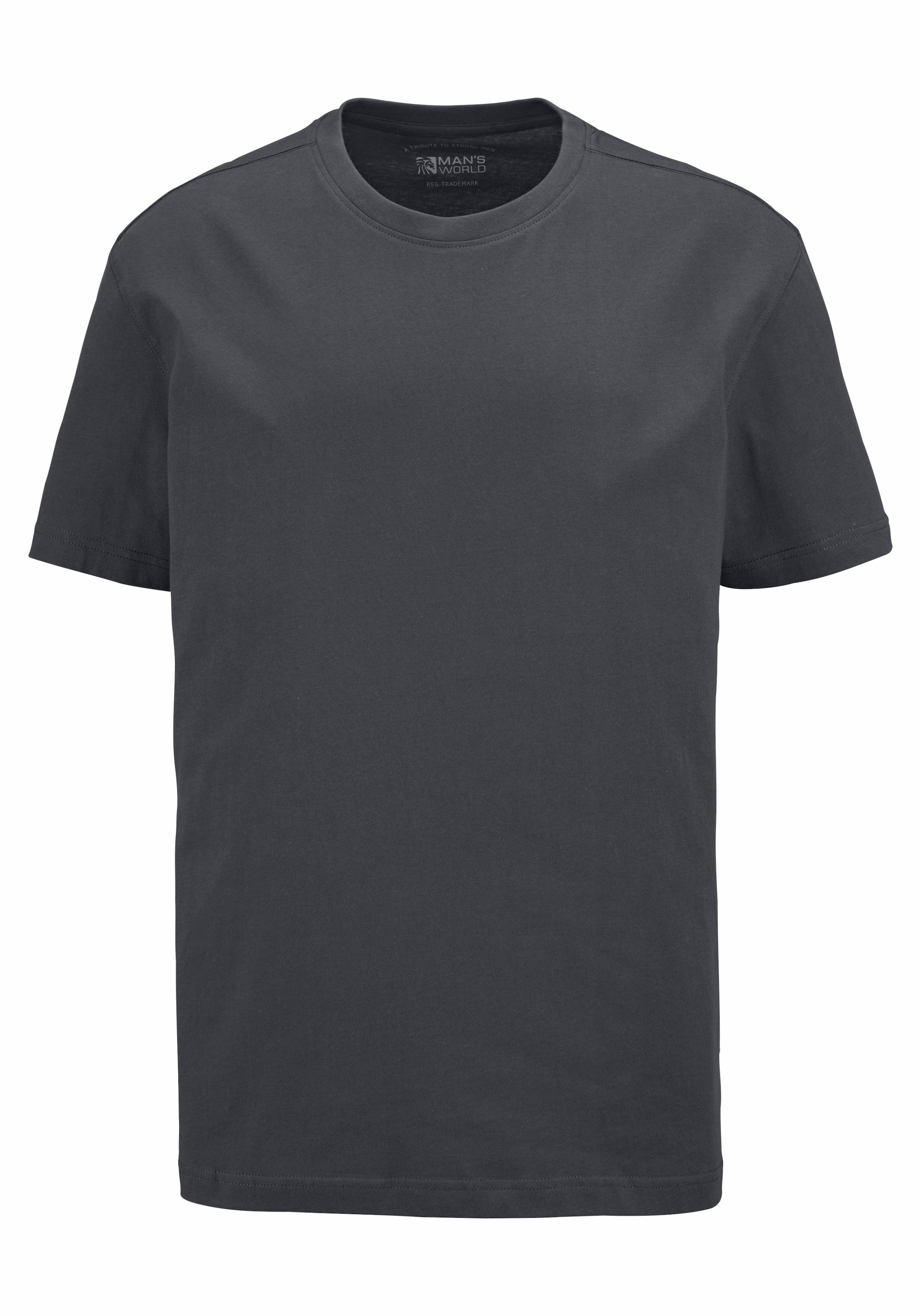 Man's World T-Shirt, (3er-Pack), Kurzarm, normale Passform, aus Baumwolle, im 3er-Pack