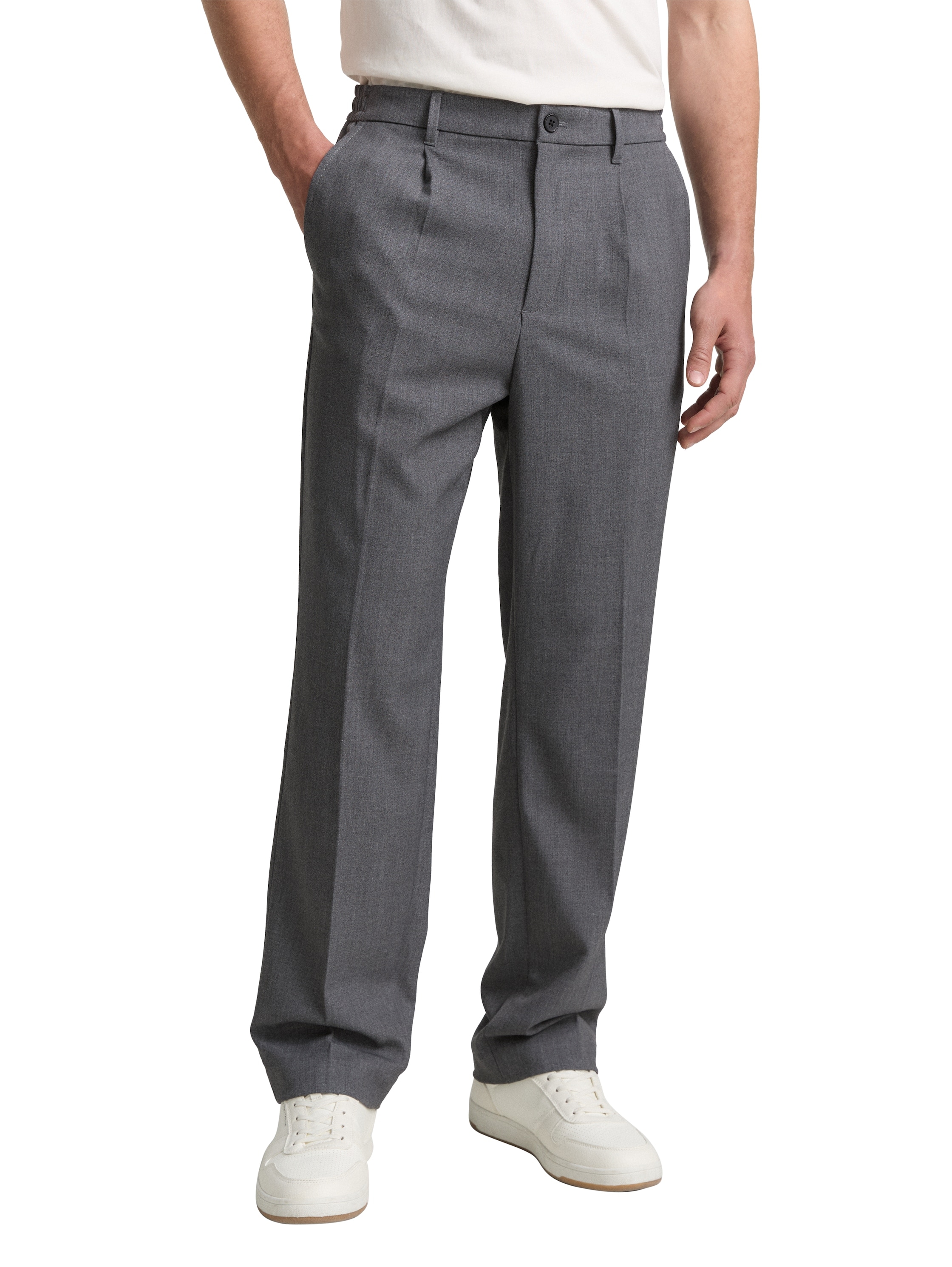 TOM TAILOR Denim Chinohose mit Bügelfalte