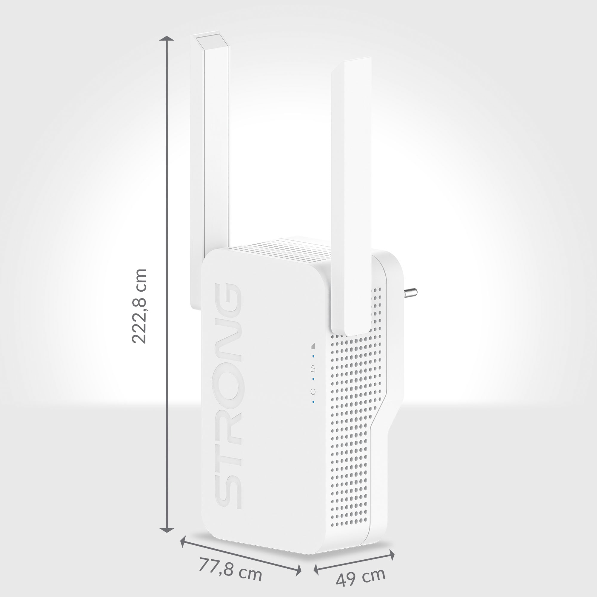 Strong WLAN-Repeater »Dualband WLAN Repeater bis 3000 Mbit/s, WiFi 6, Accesspoint«, (1 St.)