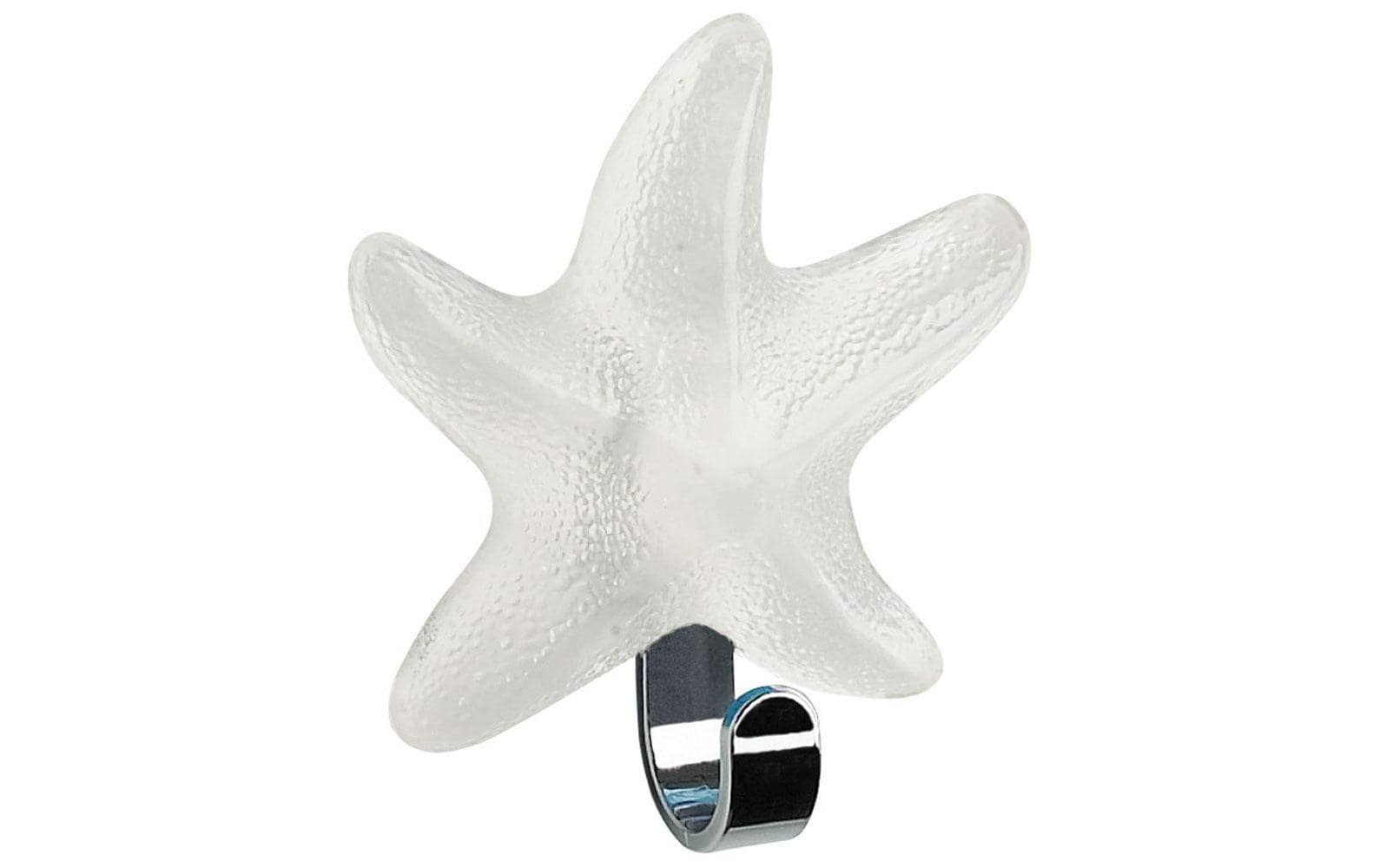 spirella Handtuchhaken "Starfish Transparent/Weiss 1 kg" Wassergeschützt