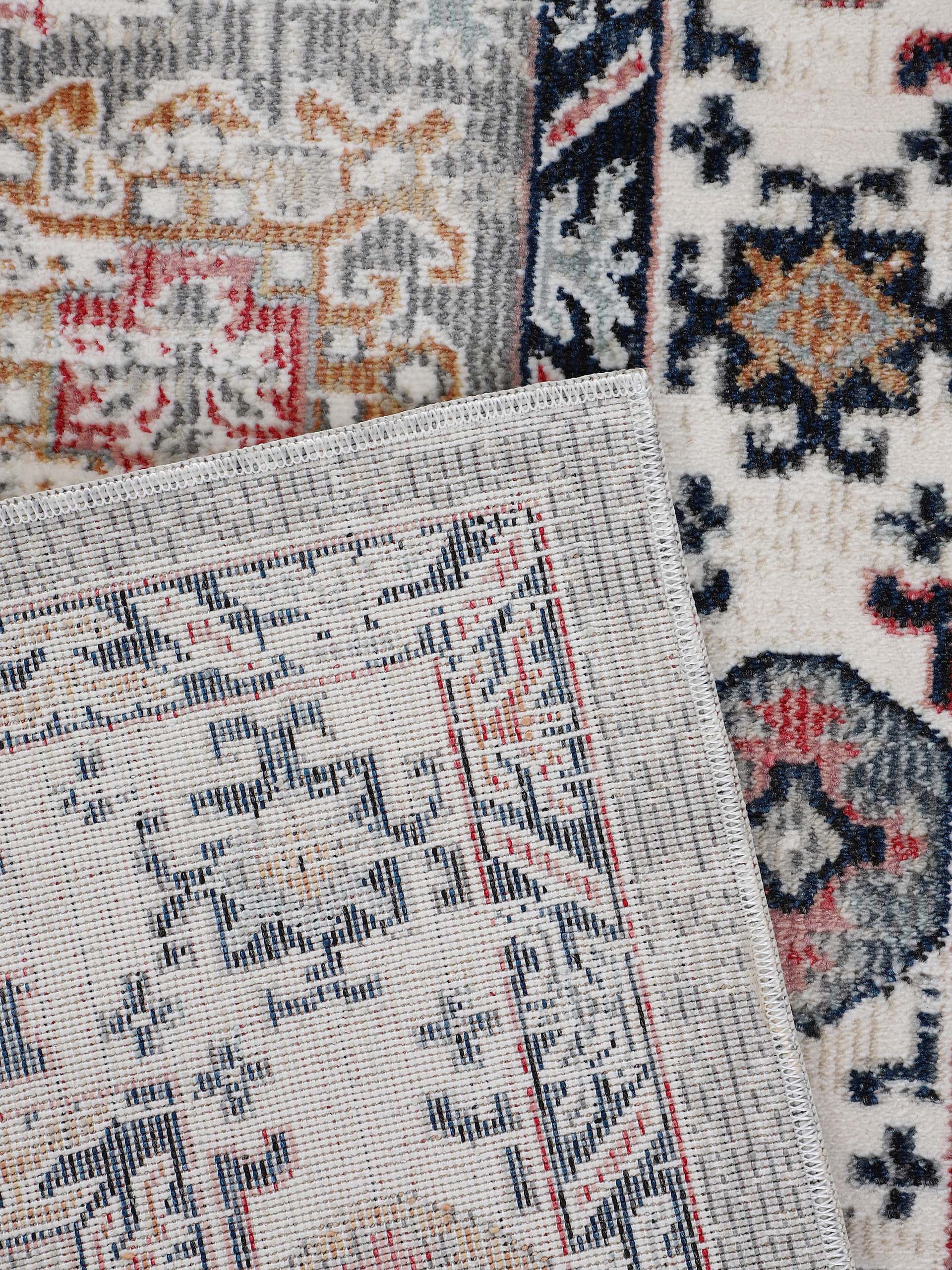 carpetfine Teppich »Vintage Kazach«, rechteckig, 6 mm Höhe, Orient Vintage Look, Wohnzimmer