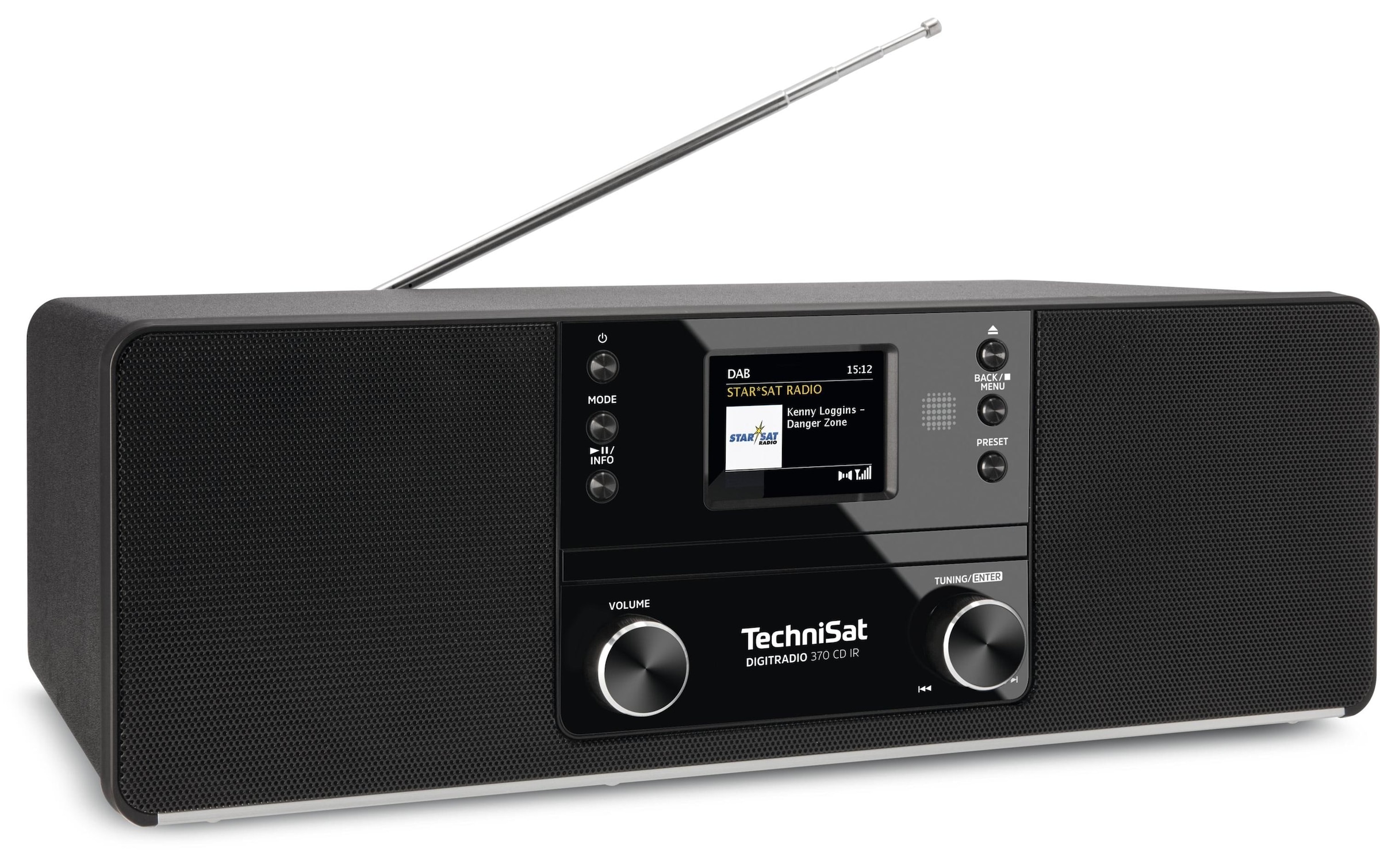 TechniSat Digitalradio (DAB+) »DigitRadio 370 CD IR«, (Bluetooth Digitalradio (DAB+)-FM-Tuner-Internetradio)