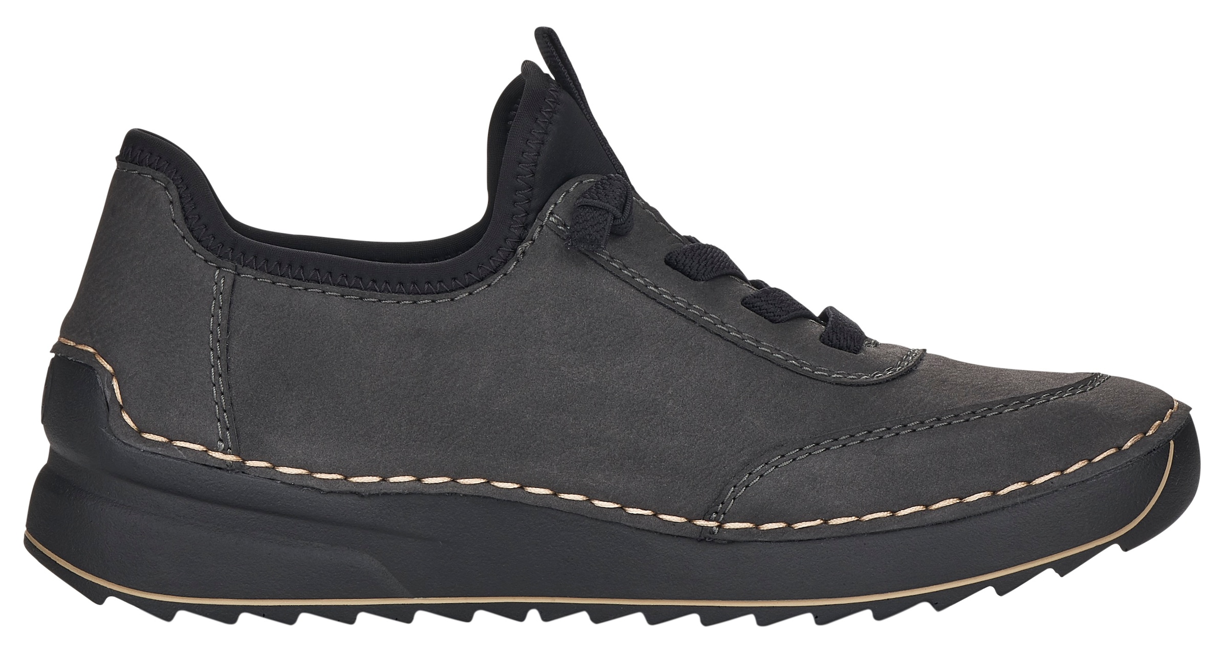 Rieker Sneaker, Schnürschuh, Halbschuh, Slipper mit Kontrastnaht