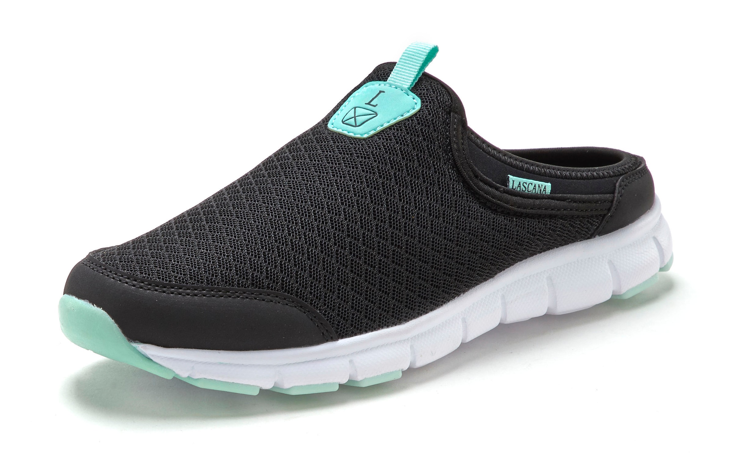 Slip-On Sneaker, Sabot aus leichtem Mesh-Material