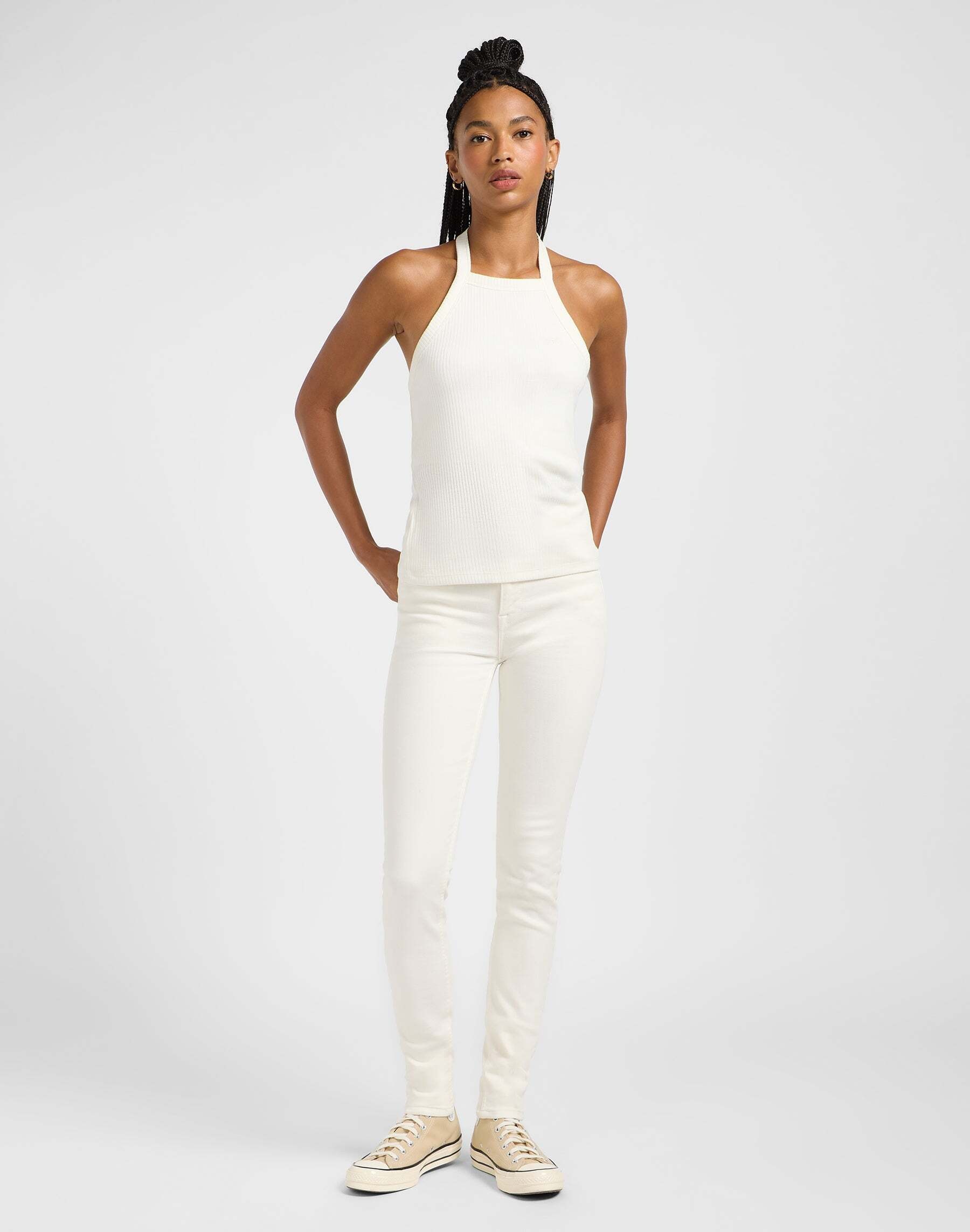 Lee® Kurzarmshirt »LEE Top Open Back Halter Top«