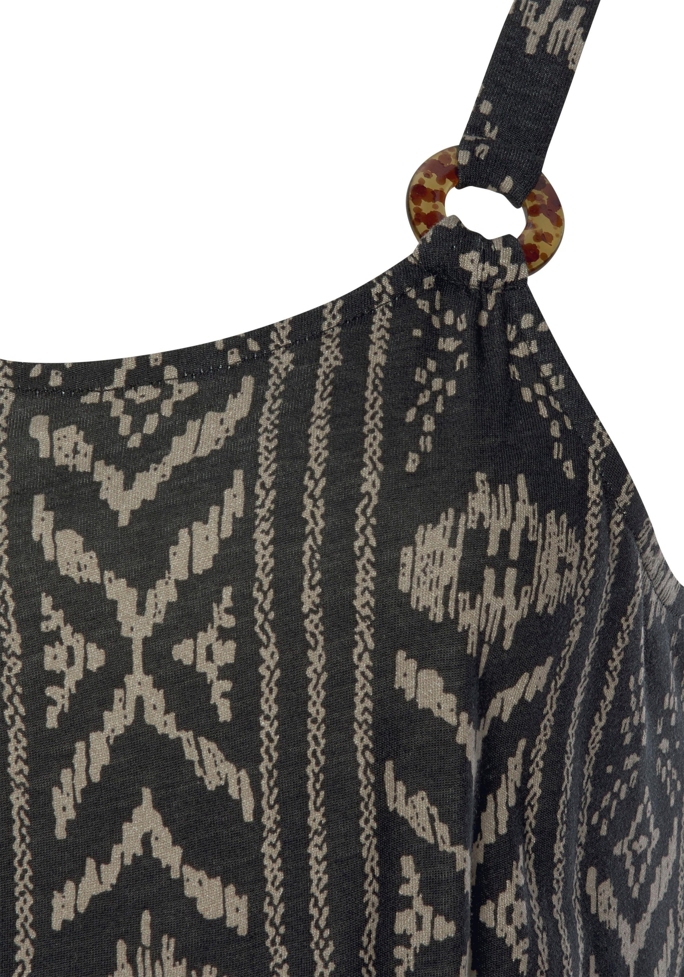 LASCANA Jerseykleid, am bei bestellen Jelmoli-Versand Träger mit Ringdetail online Schweiz