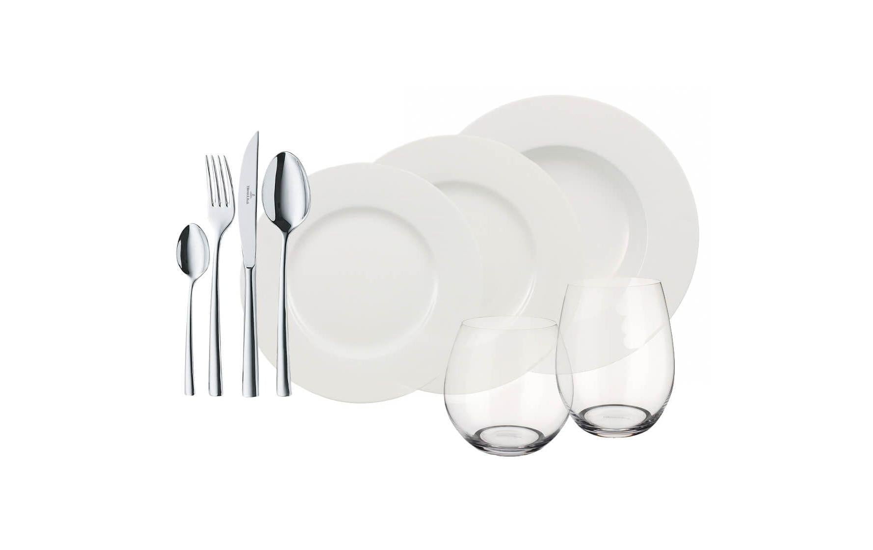 Villeroy & Boch Kombiservice »World 4 Friends 36-teilig, Weiss«, (Set, 36 tlg.)